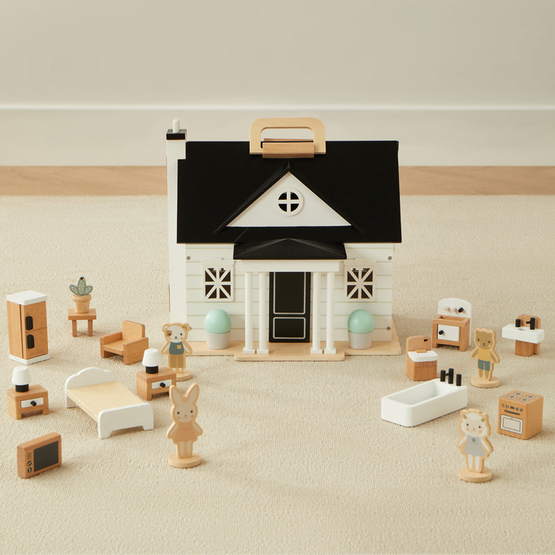 Wonder and Wise Home Sweet Home Dollhouse | Playroom Avenue