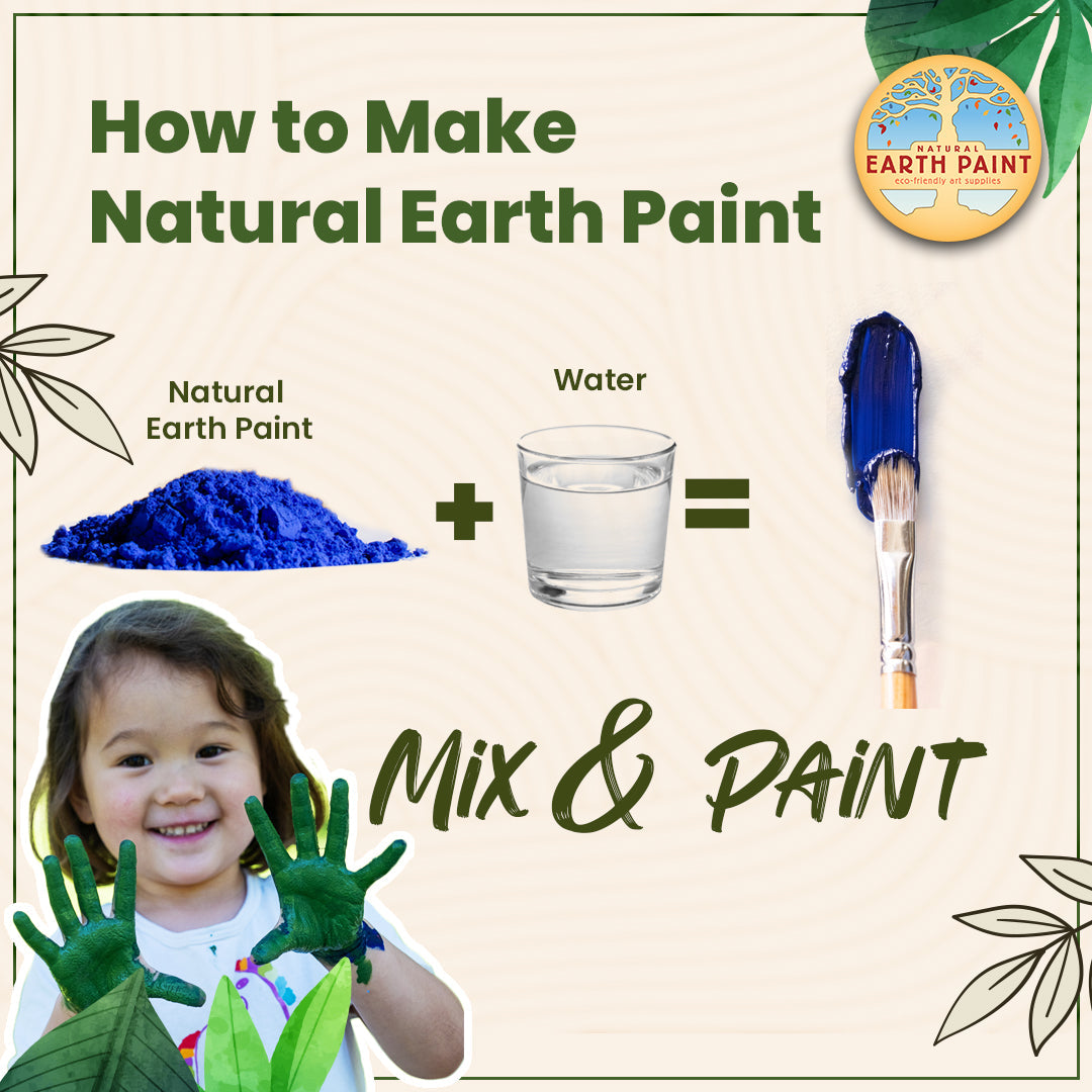 Natural Earth Paint Natural Earth Paint - Zero Waste Option | Playroom Avenue