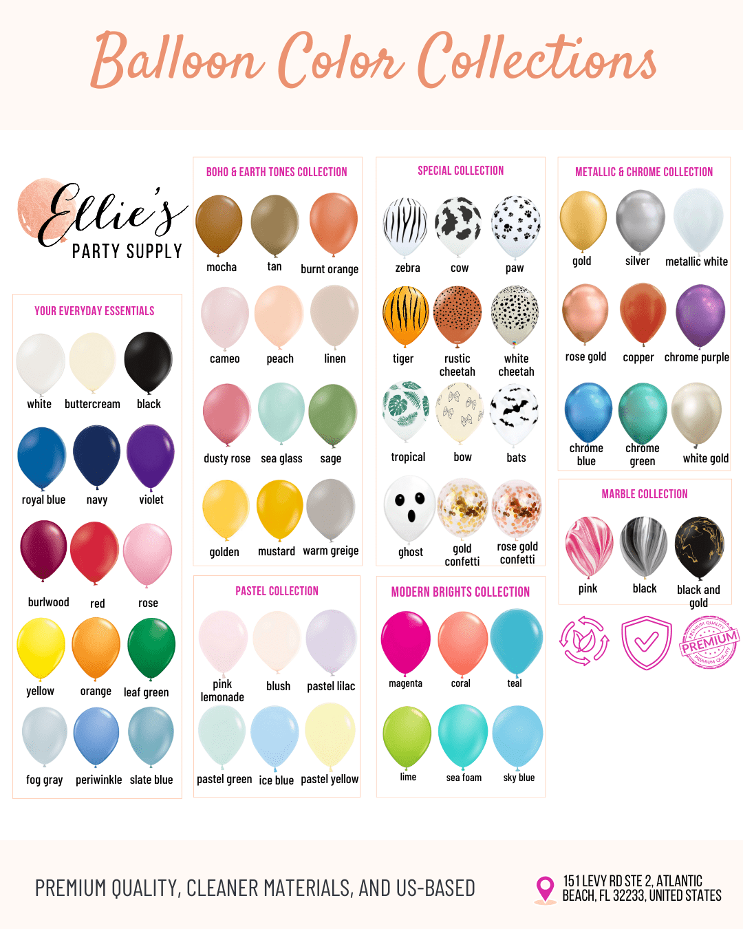 Pastel Rainbow Mini Balloon Cake Topper | Playroom Avenue