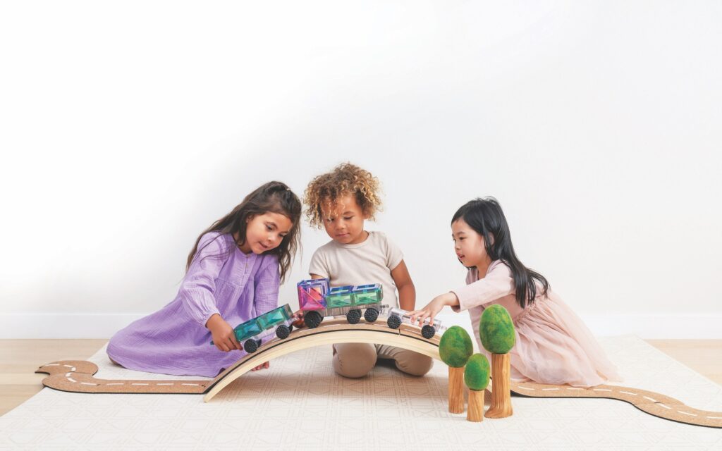 Connetix Magnetic Tiles | Pastel Transport Pack (50 pcs) - Playroom Avenue