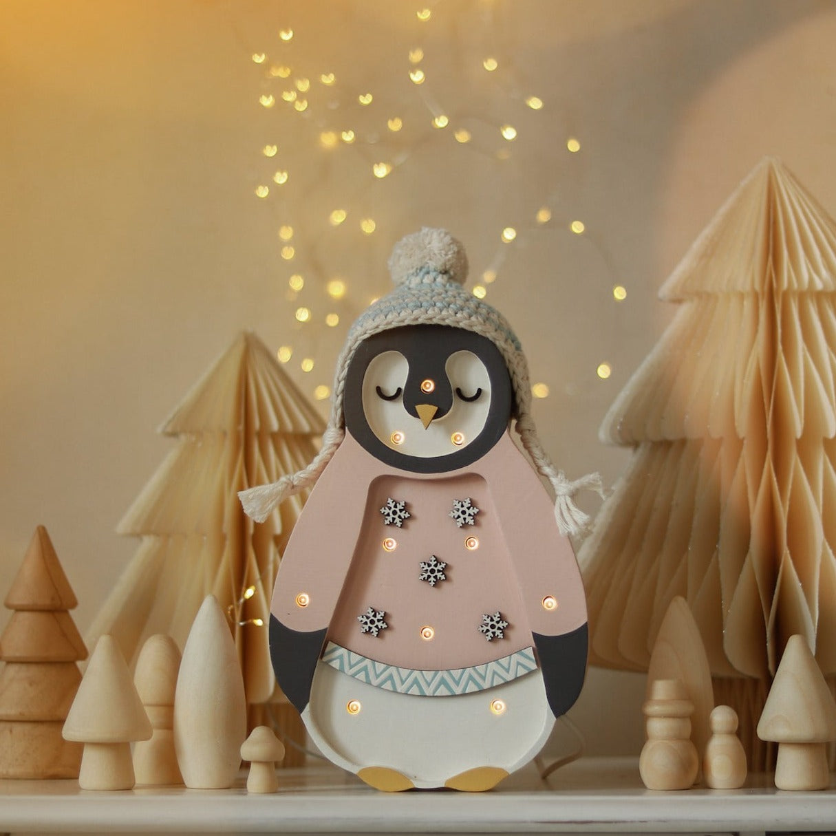 Little Lights Mini Holiday Penguin Lamp ~ Limited Edition - Playroom Avenue