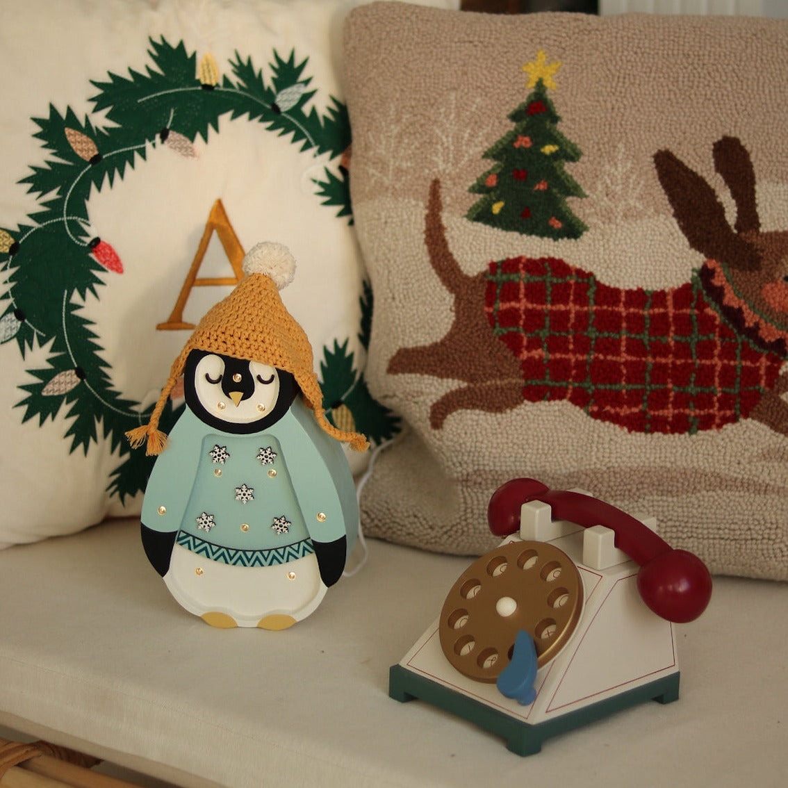 Little Lights Mini Holiday Penguin Lamp ~ Limited Edition - Playroom Avenue