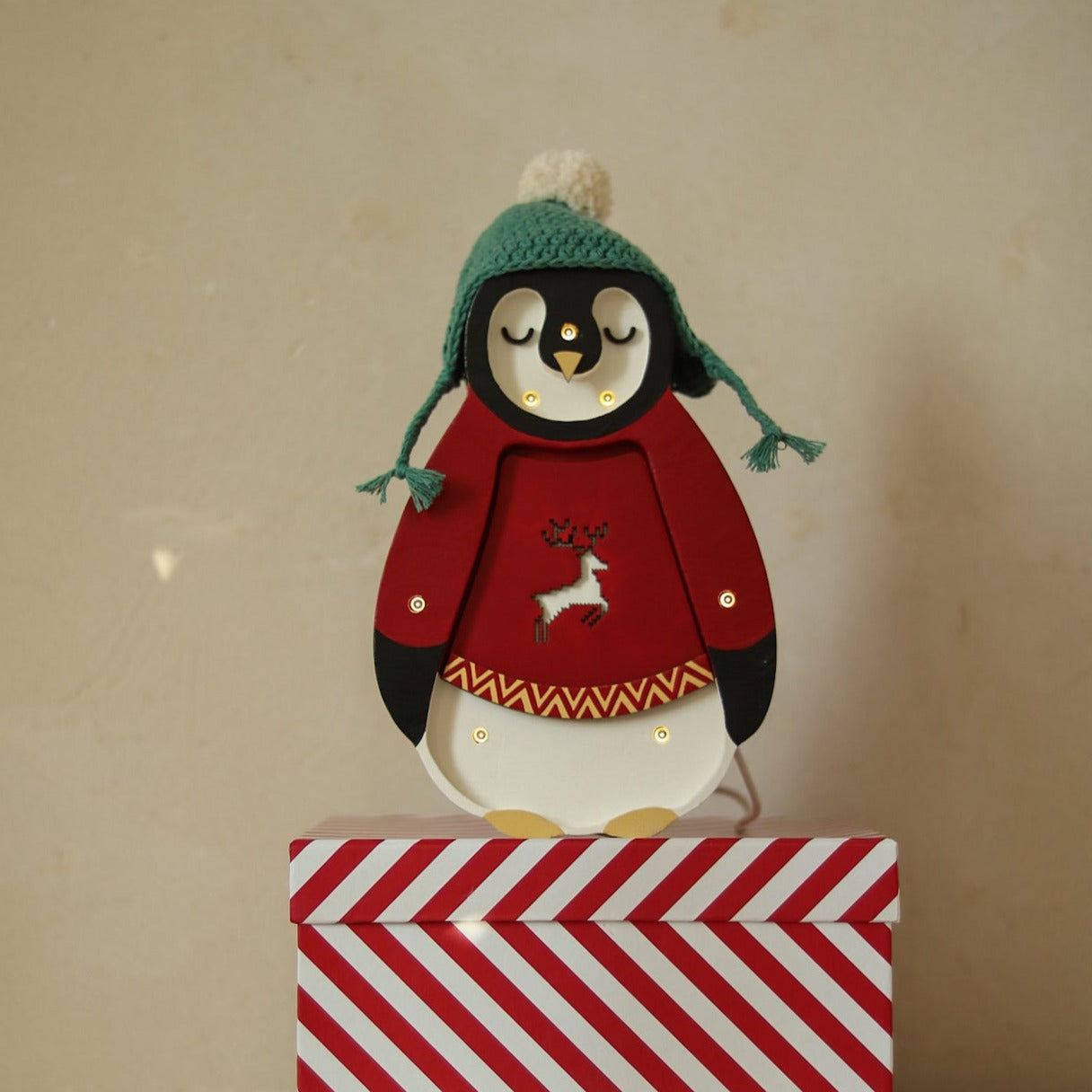 Little Lights Mini Holiday Penguin Lamp ~ Limited Edition - Playroom Avenue