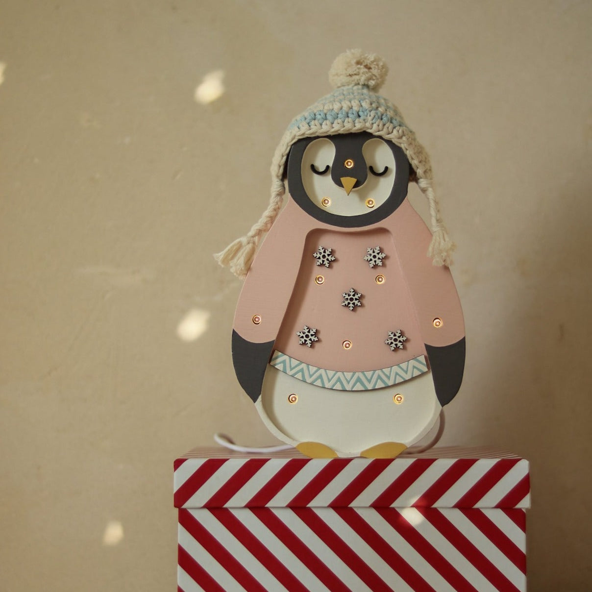 Little Lights Mini Holiday Penguin Lamp ~ Limited Edition - Playroom Avenue