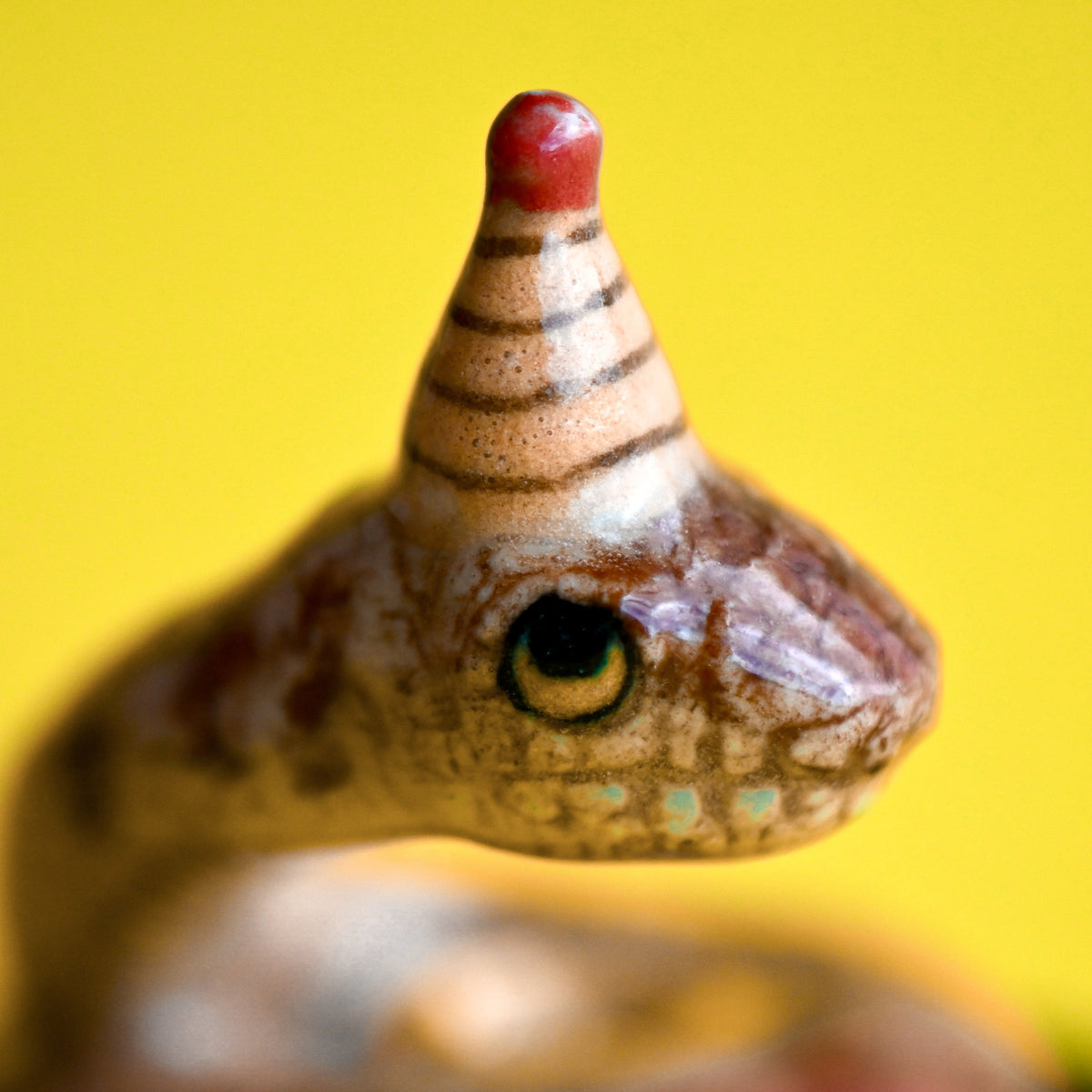 Camp Hollow Year of the Snake Cake Topper | Porcelain Party Animal | Candle Holder | Chinese Zodiac | Playroom Avenue
