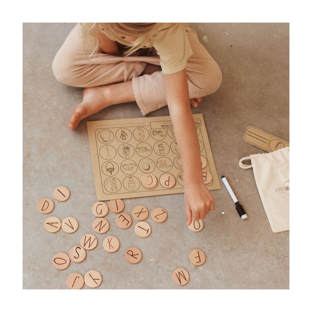 Elle Collective Wooden Alpha Dots - Playroom Avenue