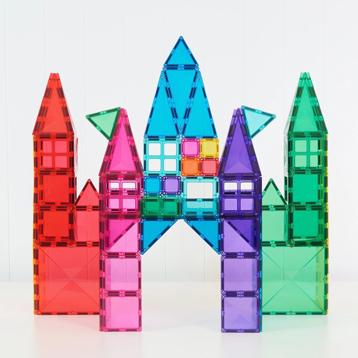 Connetix Magnetic Tiles | Rainbow Mega Pack (202 pcs)