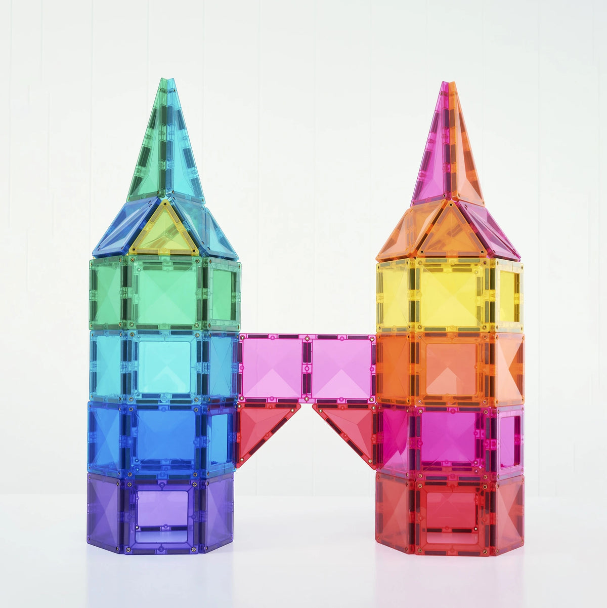 Connetix Magnetic Tiles | Bright Creative Pack 104 pc | Playroom Avenue