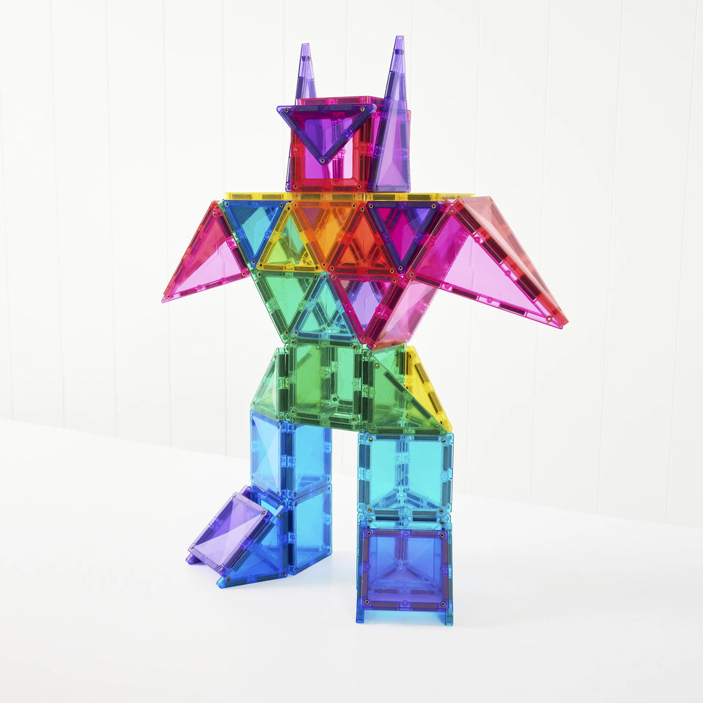 Connetix Magnetic Tiles | Bright Creative Pack 104 pc | Playroom Avenue