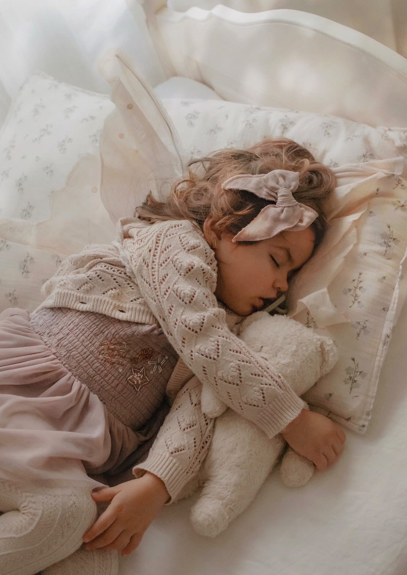 Le Petit Lapin Valentina | Organic Muslin Petit Etoile Tutu Romper | Lilac | Playroom Avenue