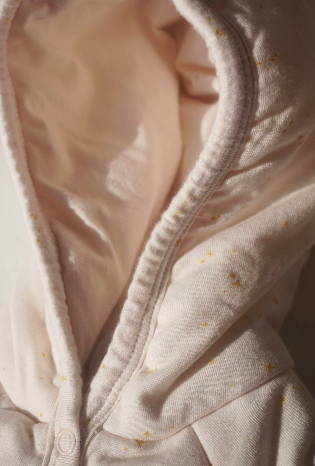 La Petit Lapin Étoile | Organic Cotton Plush Onesie | Blush | Playroom Avenue