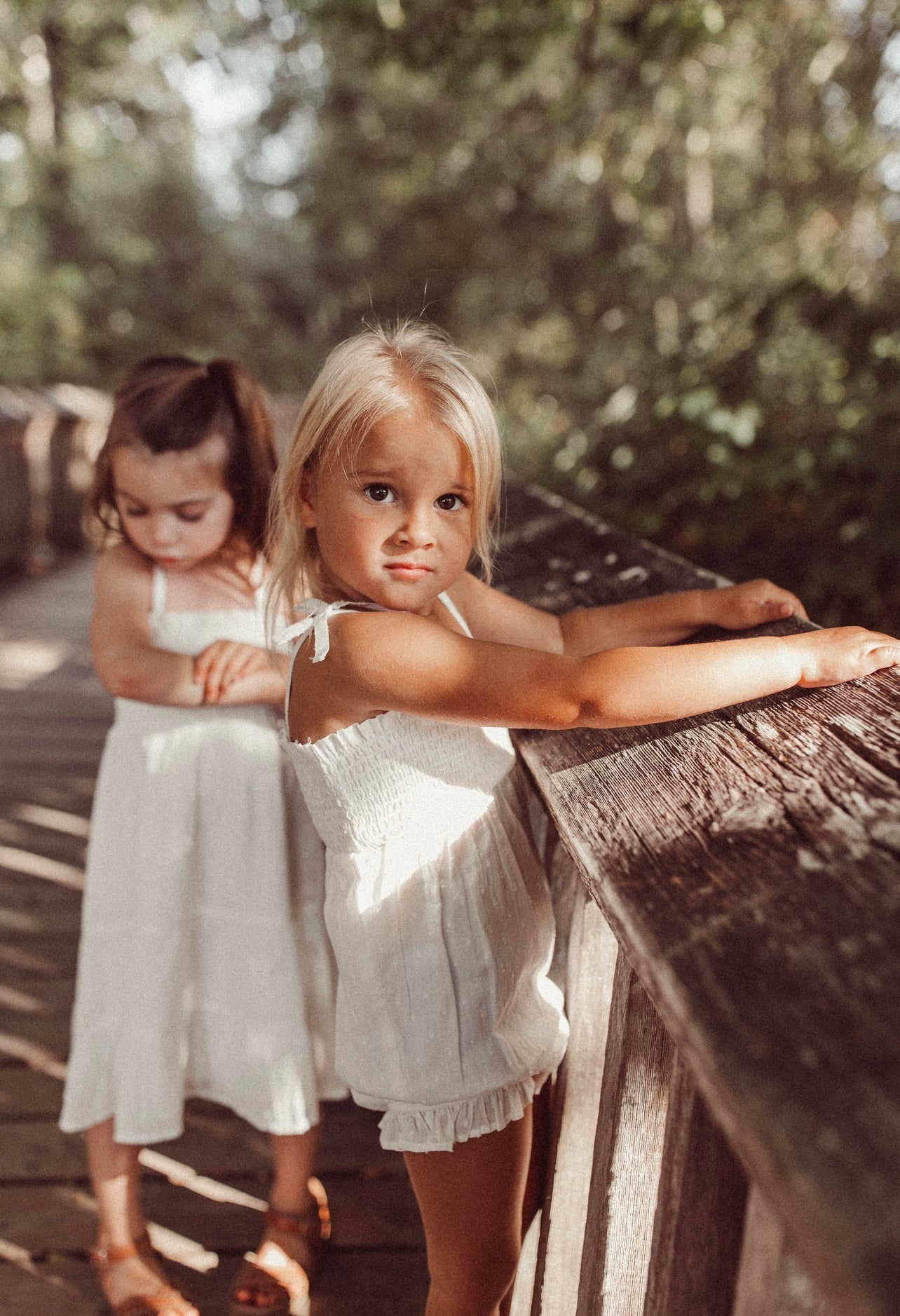 La Petit Lapin Gabrielle | Swiss Dot Embroidered Romper | Antique Ivory | Playroom Avenue