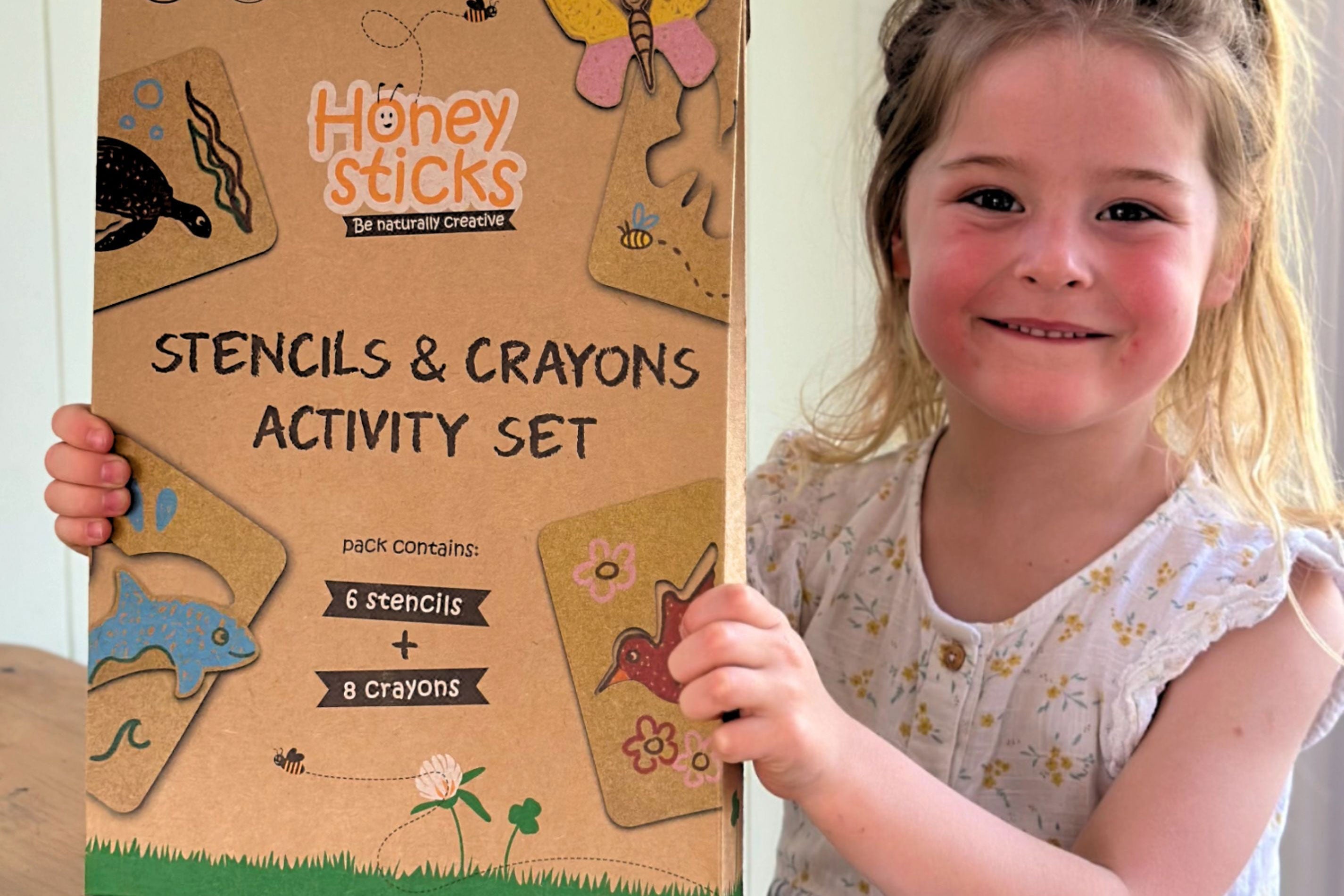 Stencils and Crayons Activity Set | Playroom Avenue