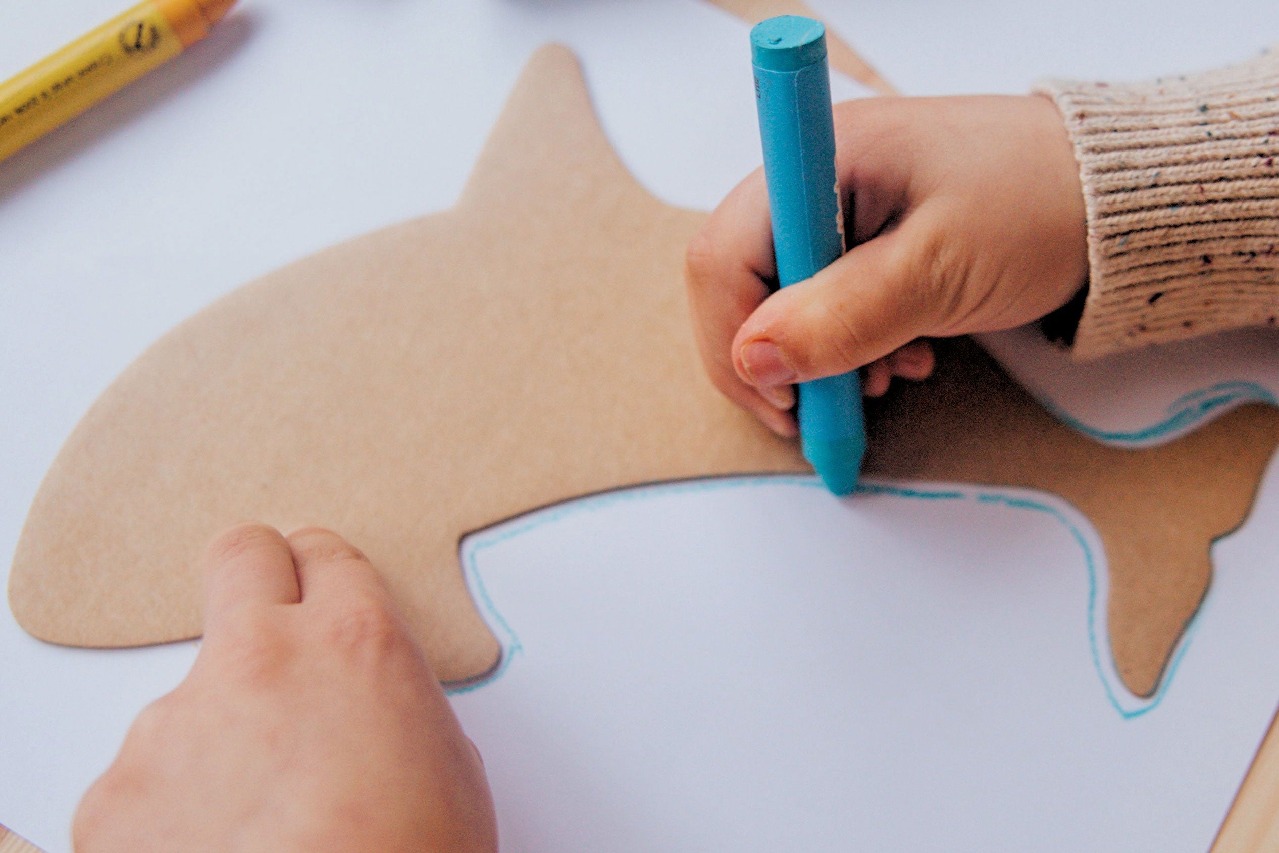 Stencils and Crayons Activity Set | Playroom Avenue