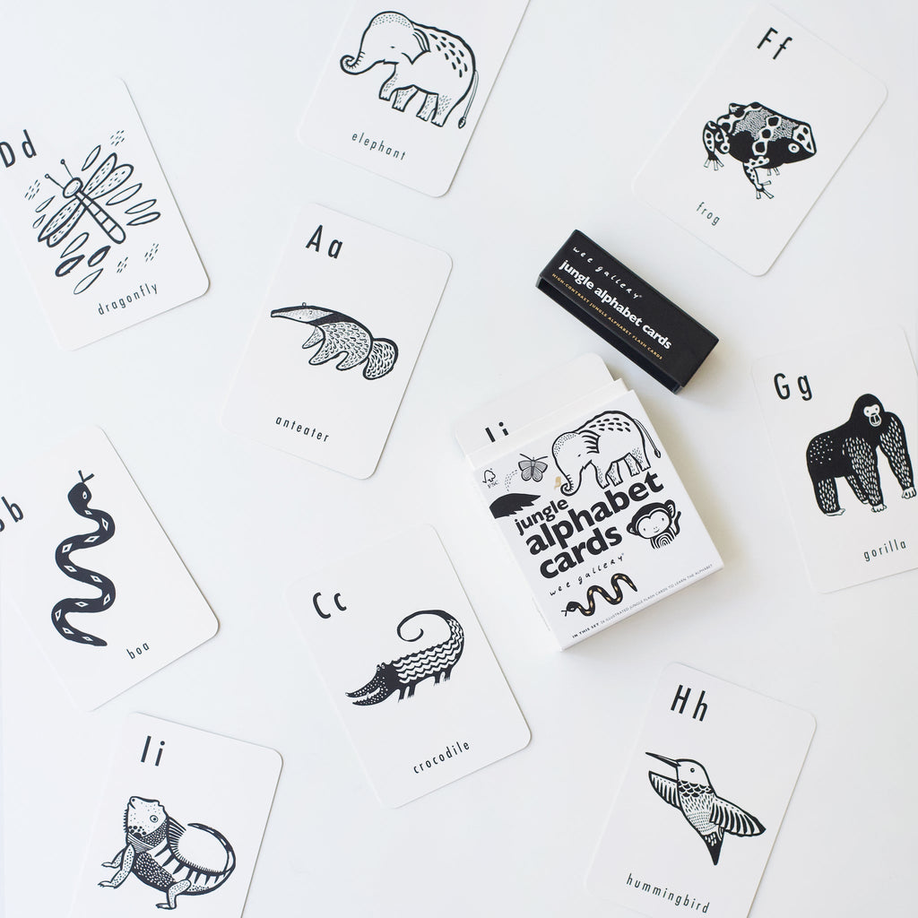 Wee Gallery Jungle Alphabet Cards | Playroom Avenue