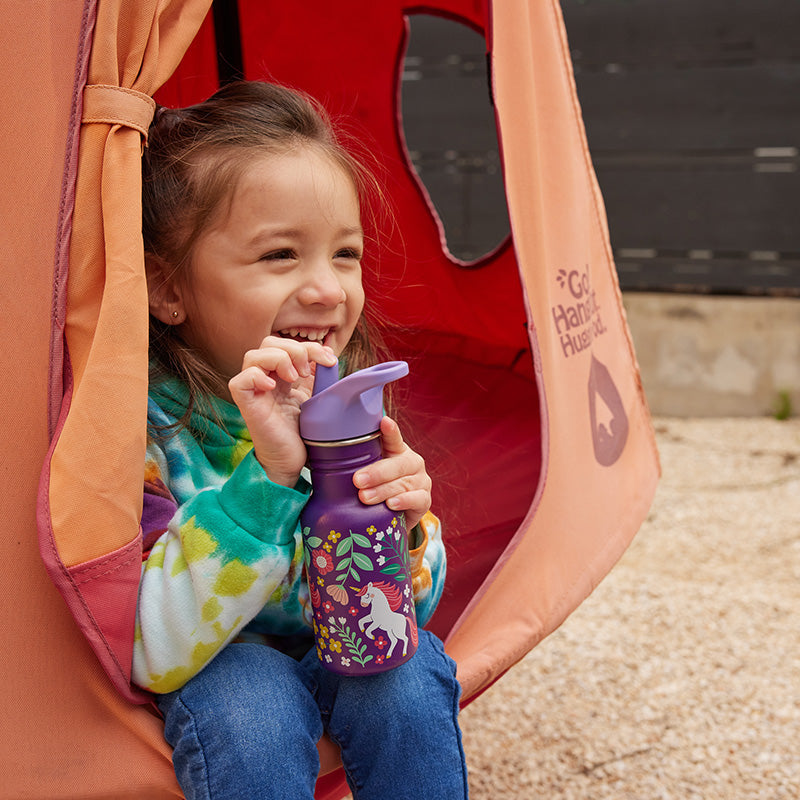 Klean Kanteen 12oz Kid's Classic with Flip Seal Sport Cap