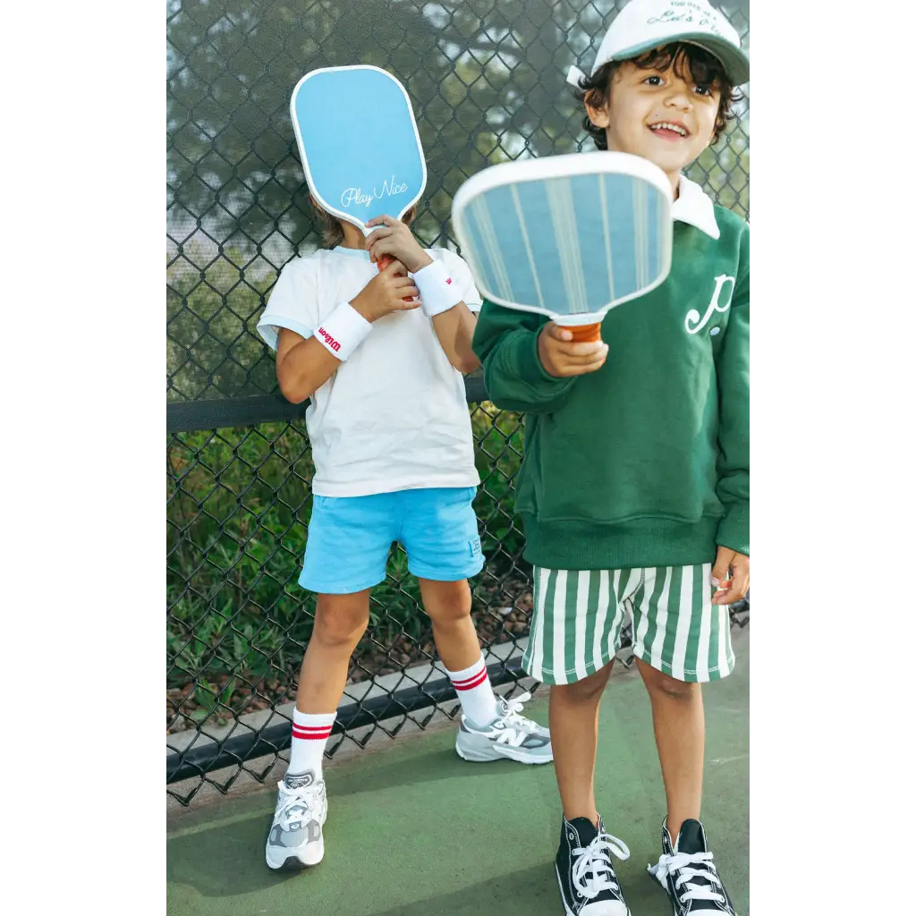 Polished Prints Play Nice Mini Pickle Ball Paddles for Kids | Playroom Avenue