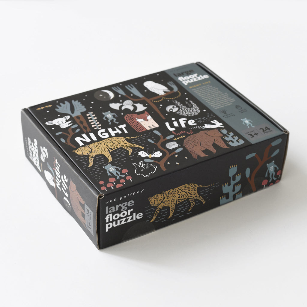 Wee Gallery Night Life Floor Puzzle | Playroom Avenue