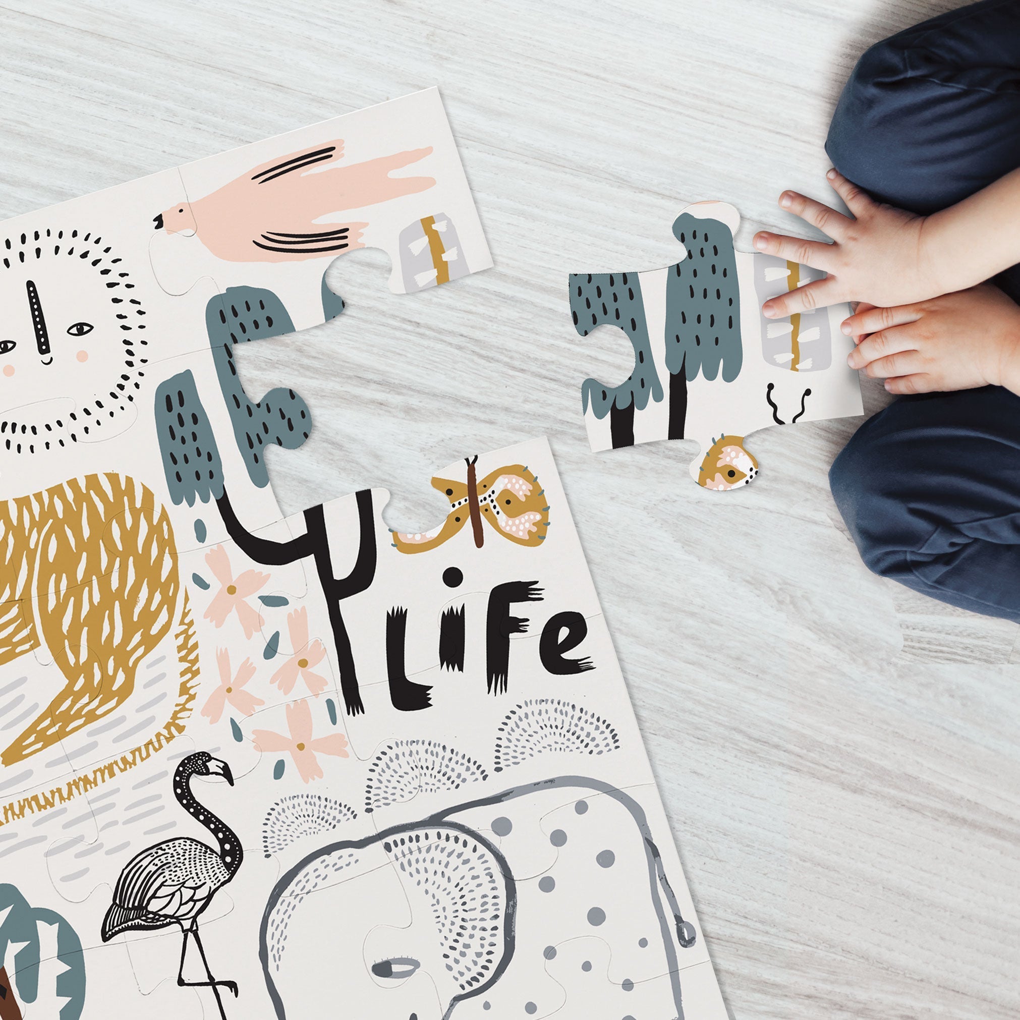 Wee Gallery Wild Life Floor Puzzle | Playroom Avenue