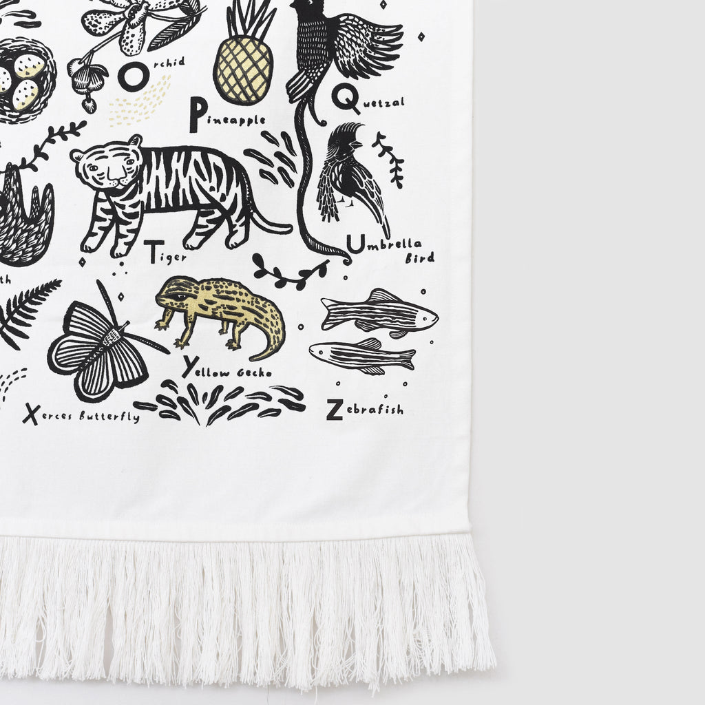 Wee Gallery Jungle Alphabet Tapestry | Playroom Avenue