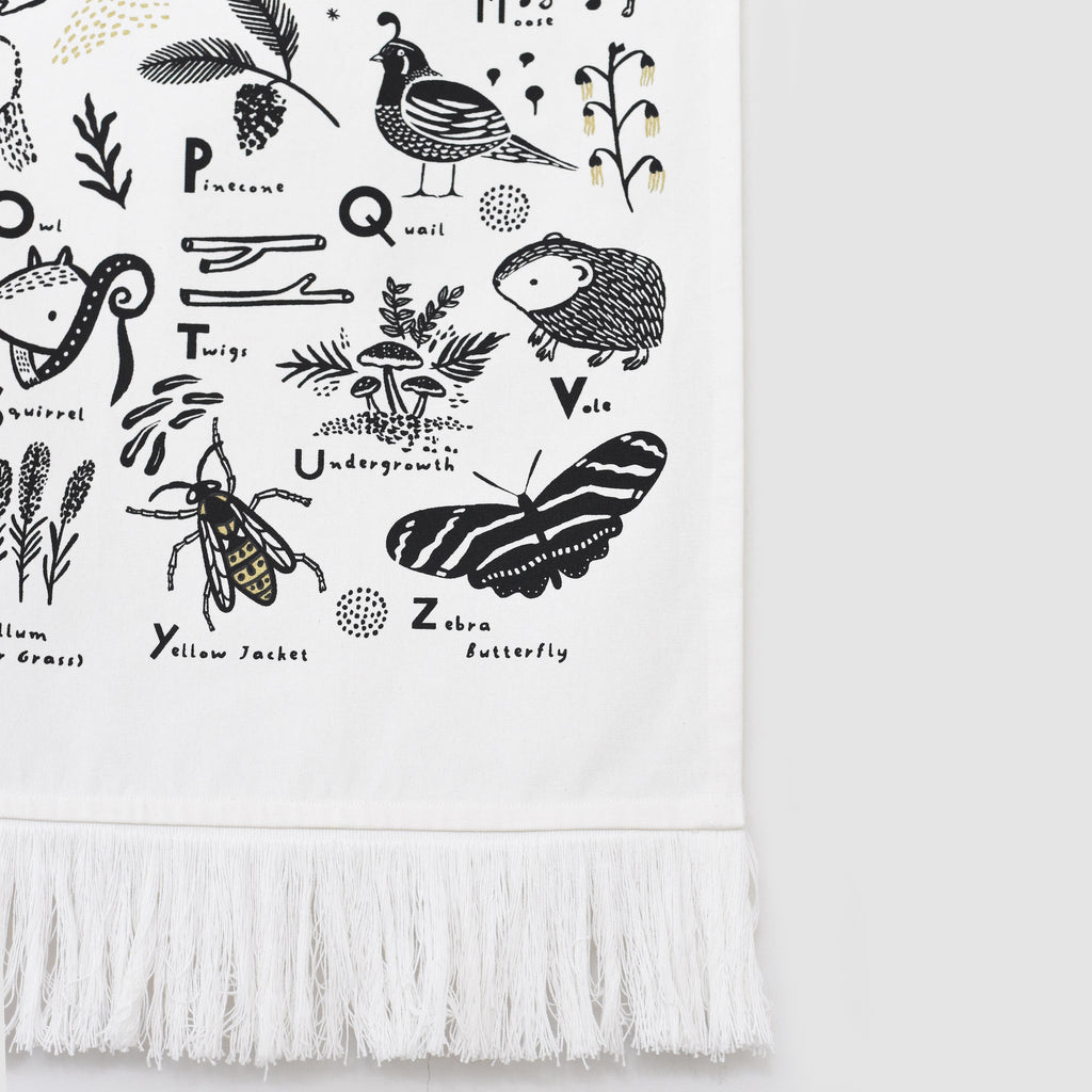 Wee Gallery Woodland Alphabet Tapestry | Playroom Avenue