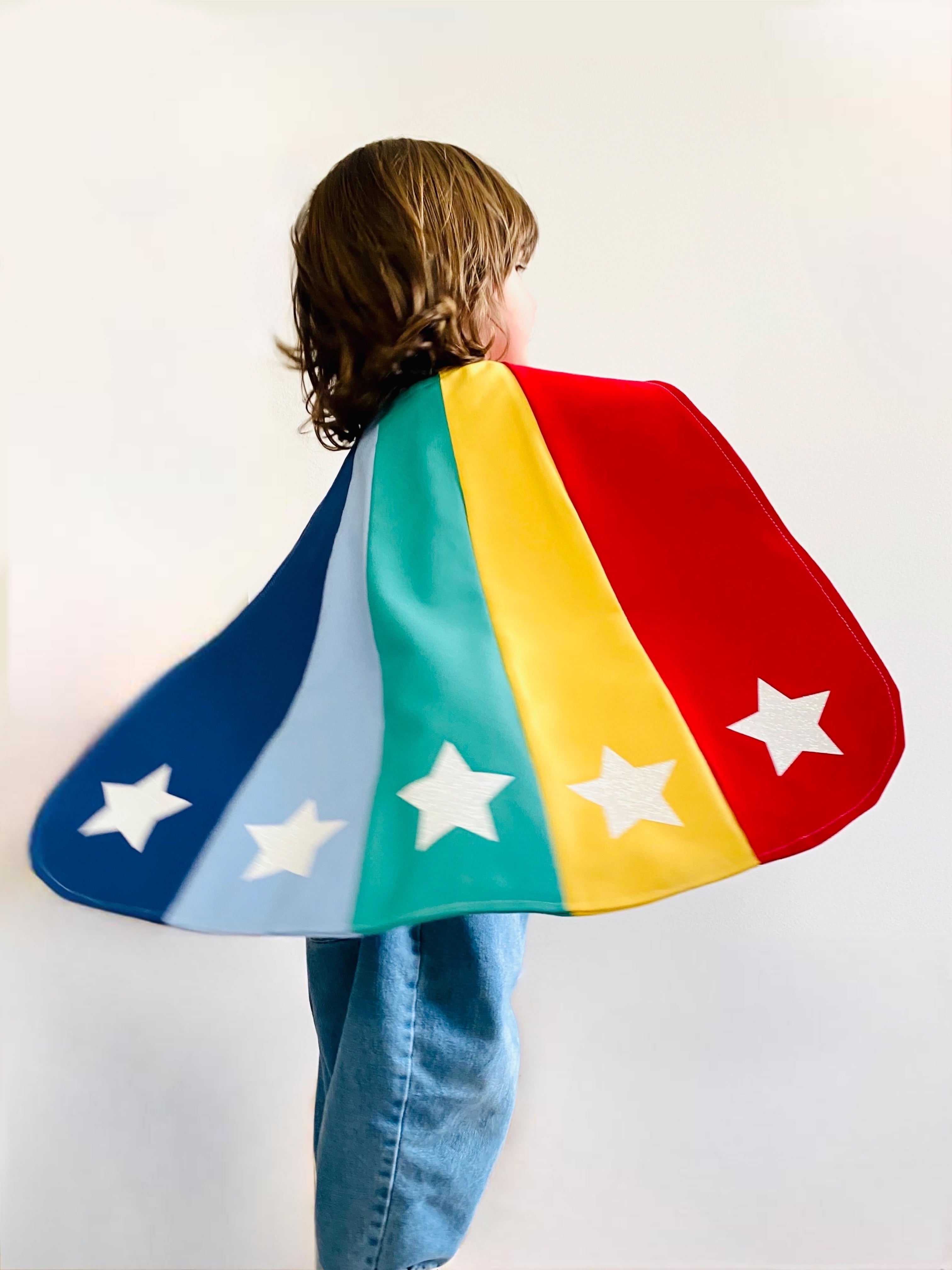Jack Be Nimble Rainbow Superhero Cape | Playroom Avenue