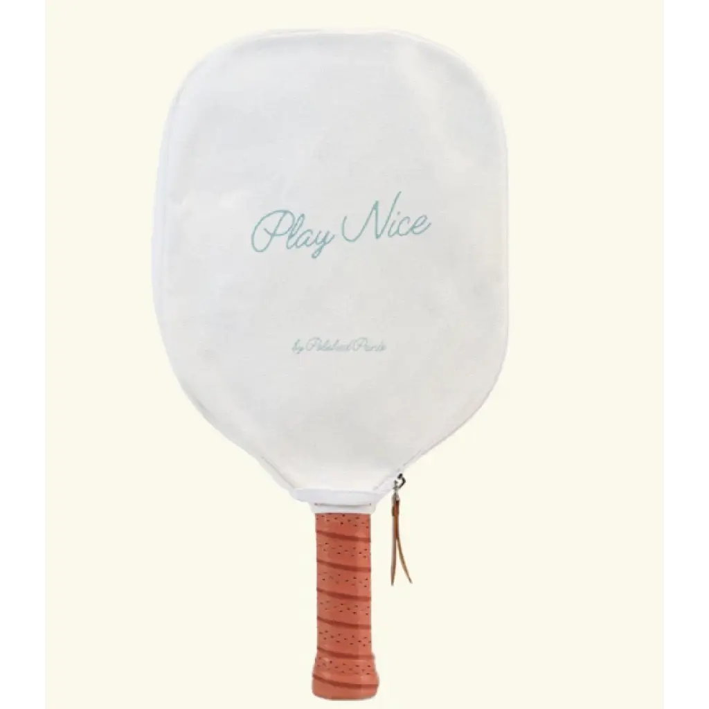 Polished Prints Play Nice Kids Pickleball Paddle in Sherbert | Playroom Avenue