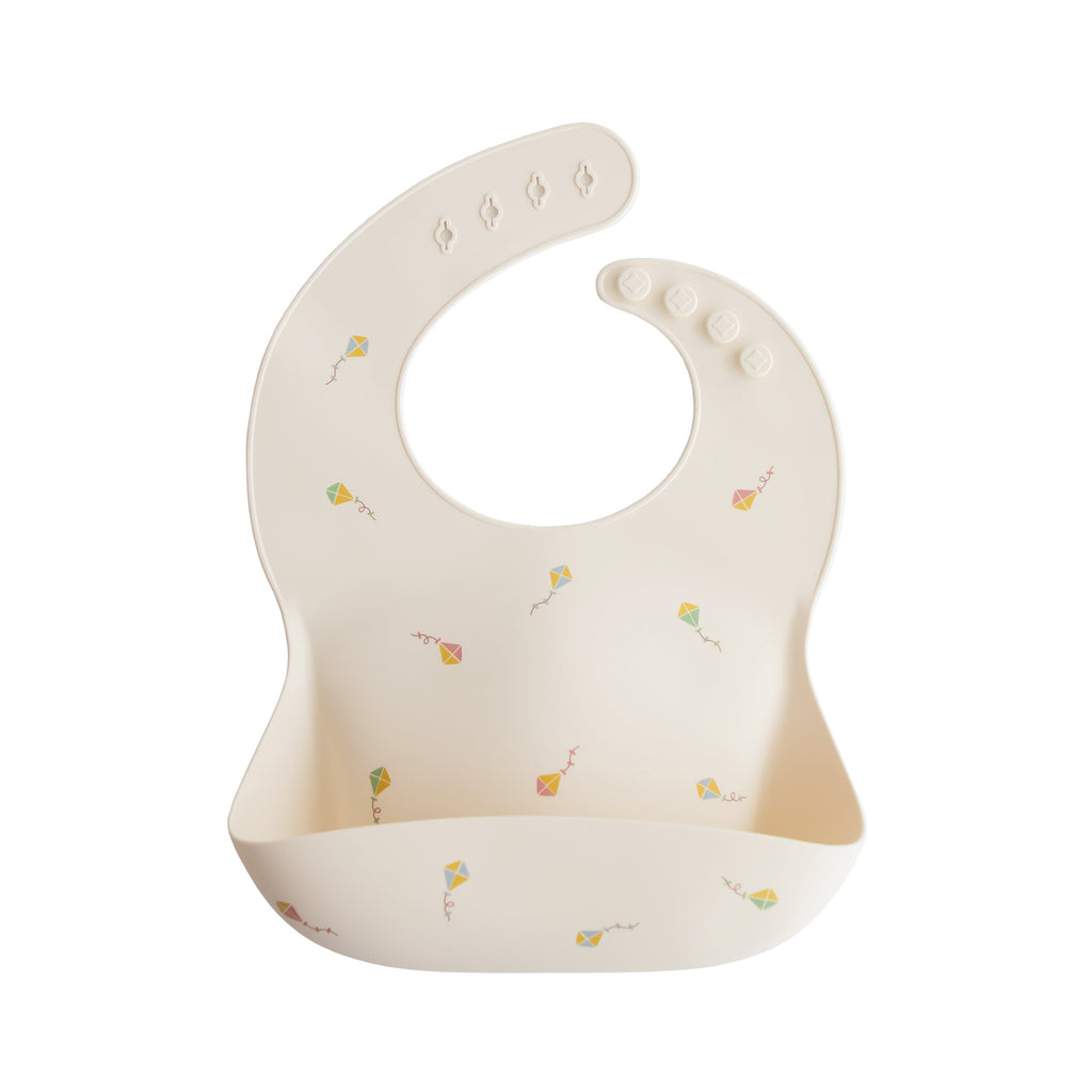 Mushie Silicone Baby Bib Kites | Playroom Avenue