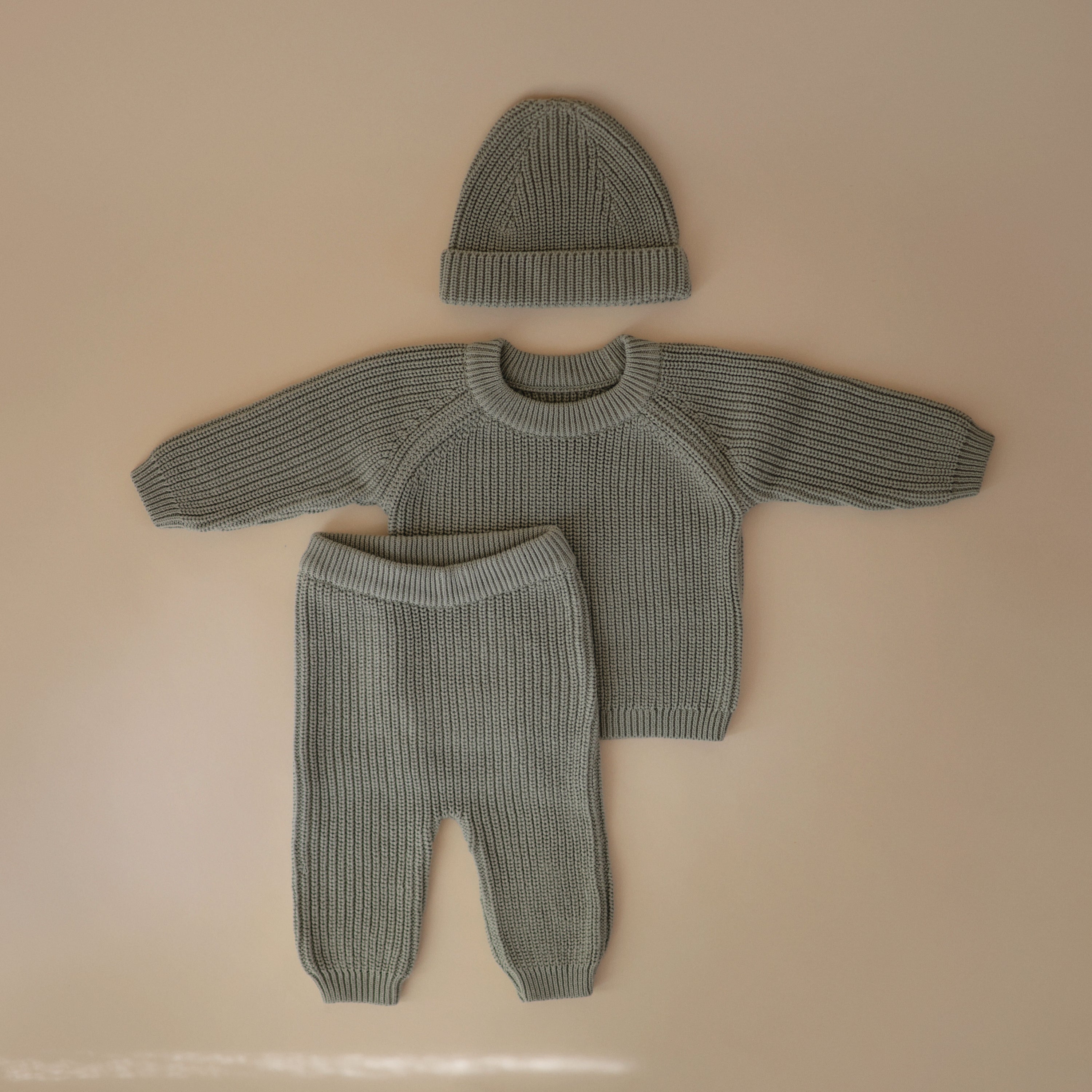 Mushie Chunky Knit Beanie | Playroom Avenue