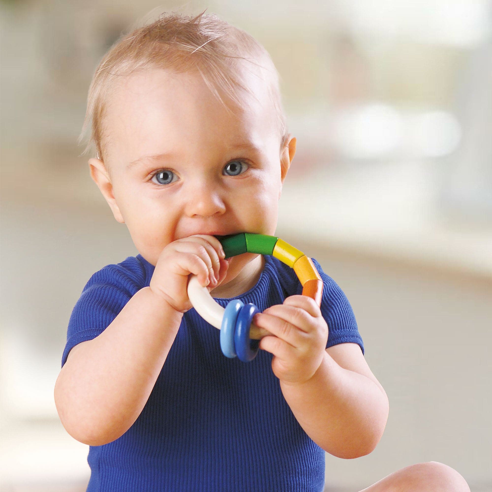 HABA Kringelring Wooden Baby Rattle | Playroom Avenue