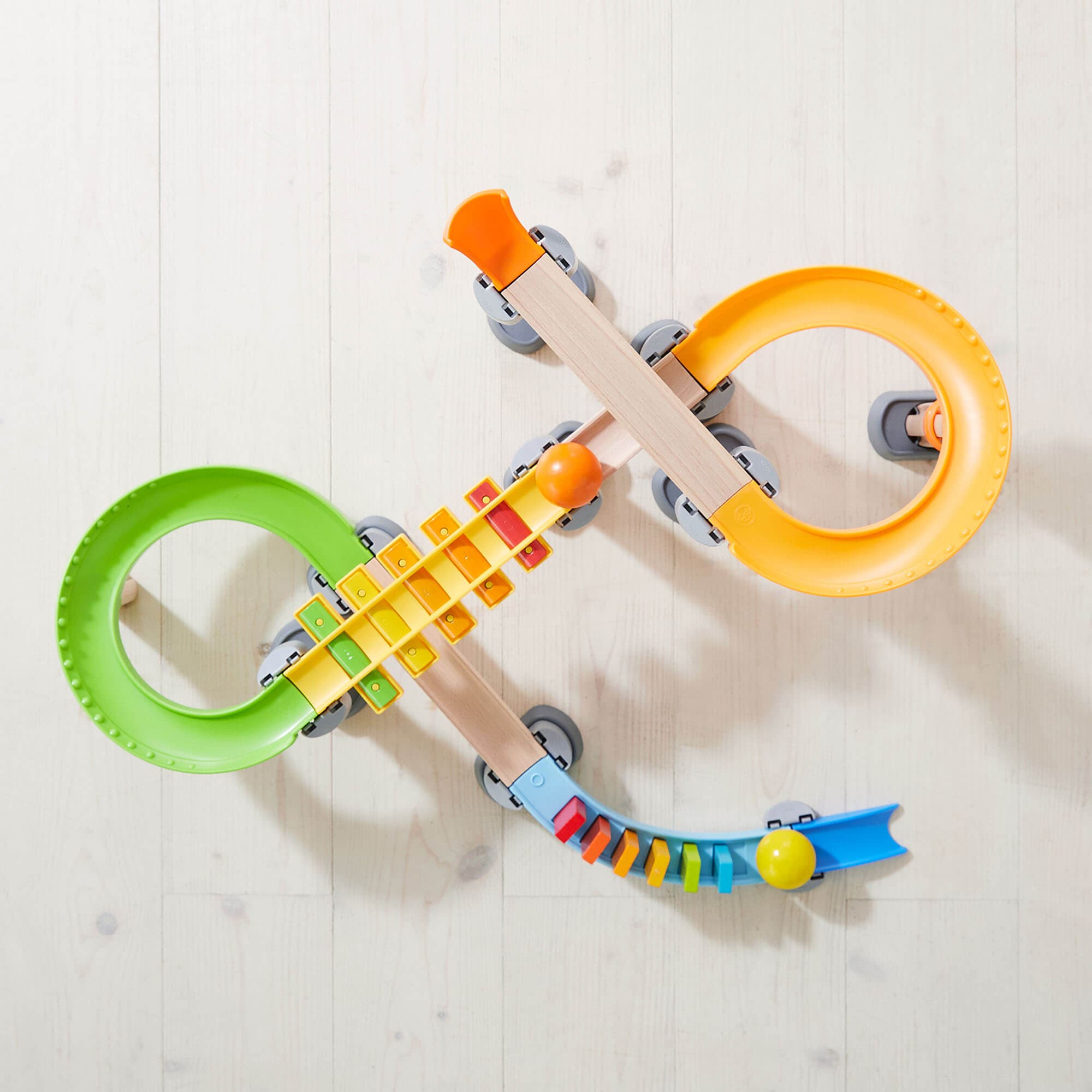 HABA Kullerbu Melody Dominoes Set - Musical Ball Track System | HABA USA