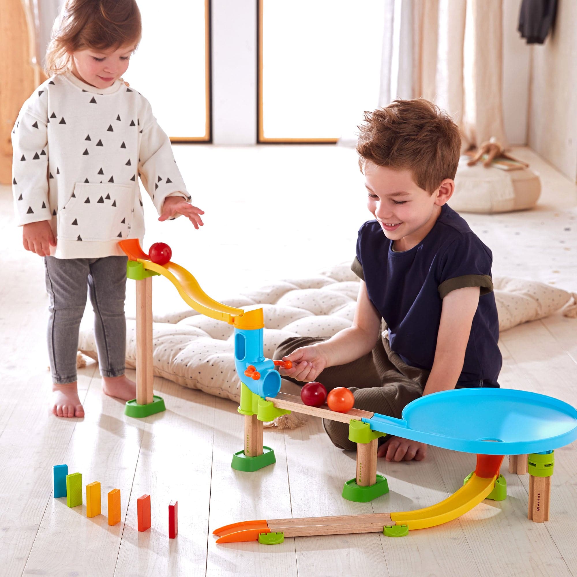 HABA Kullerbu Traffic Jam Ball Track Set | Playroom Avenue