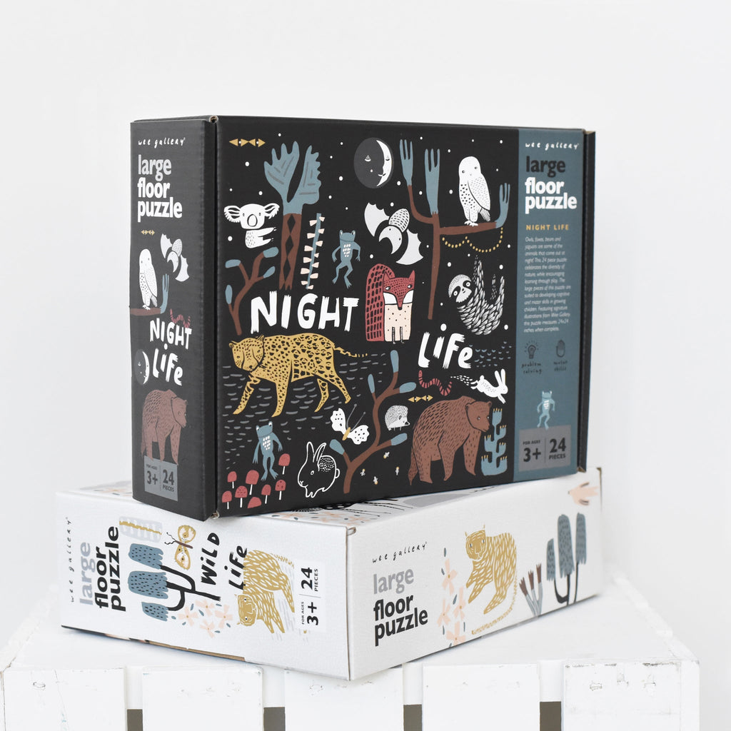 Wee Gallery Night Life Floor Puzzle | Playroom Avenue