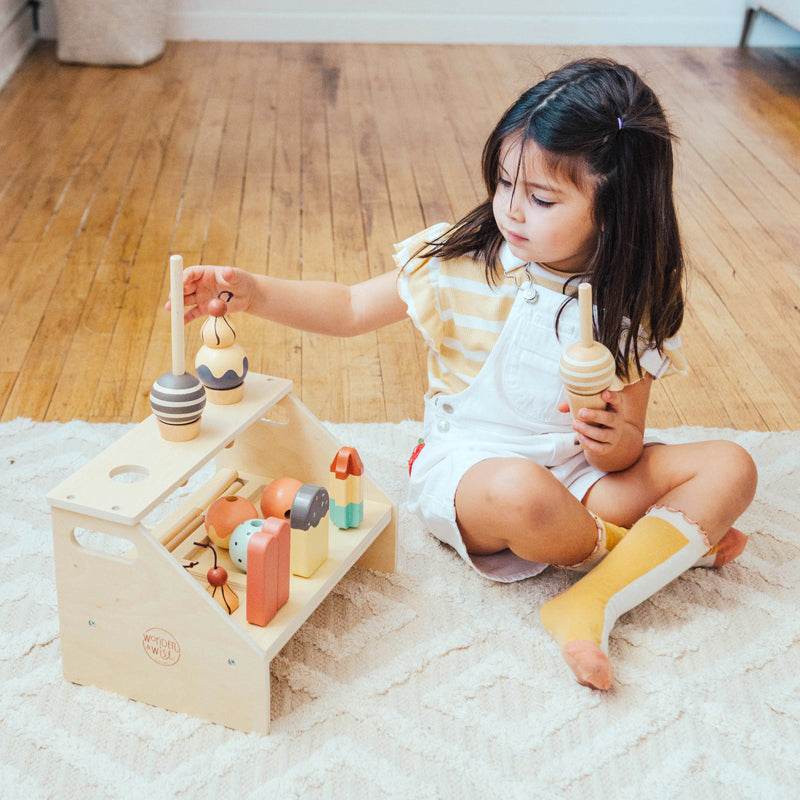 Wonder and Wise Little Dipper Ice Cream Play Set | Playroom Avenue