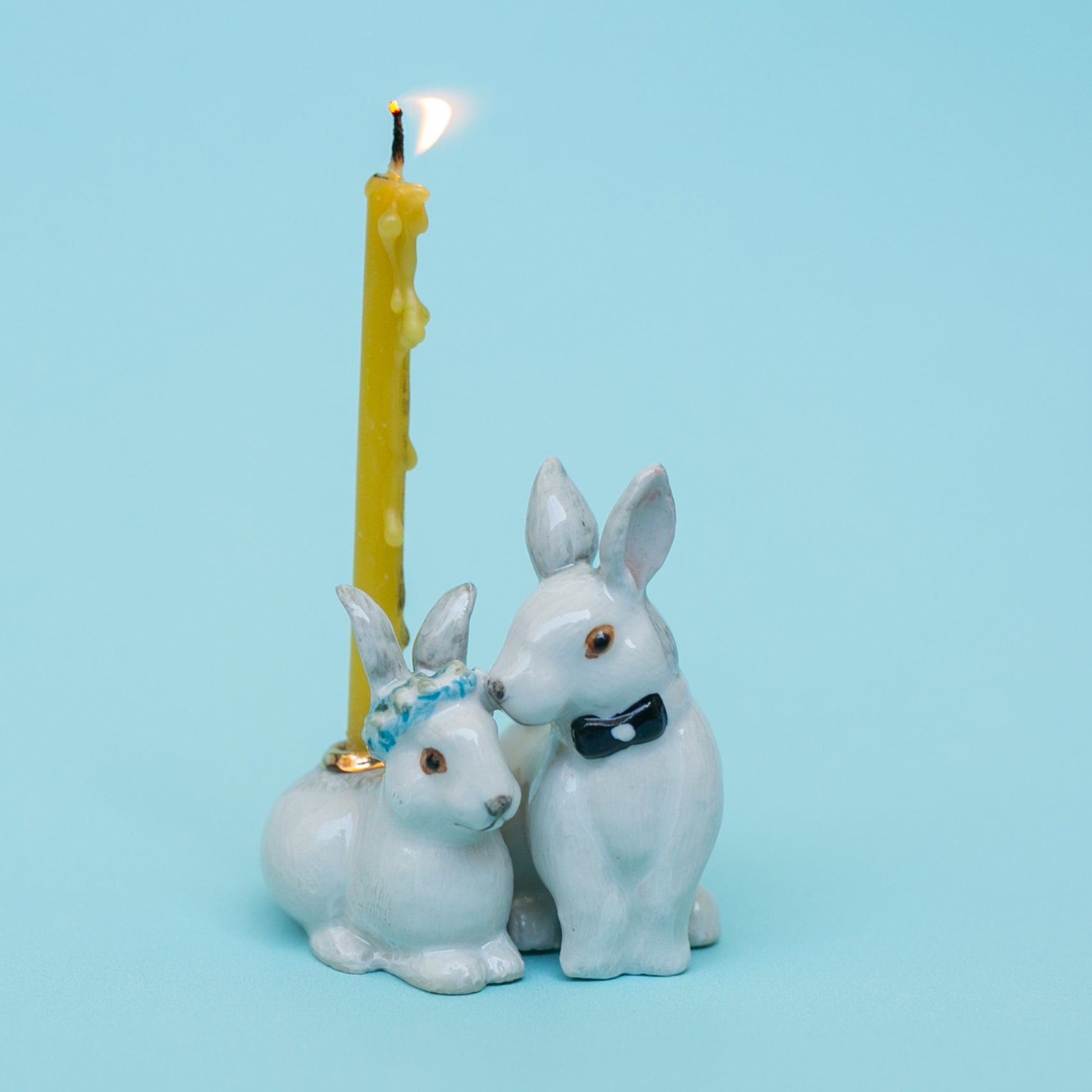 Camp Hollow Love Bunnies Wedding Cake Topper | Playroom Avenue