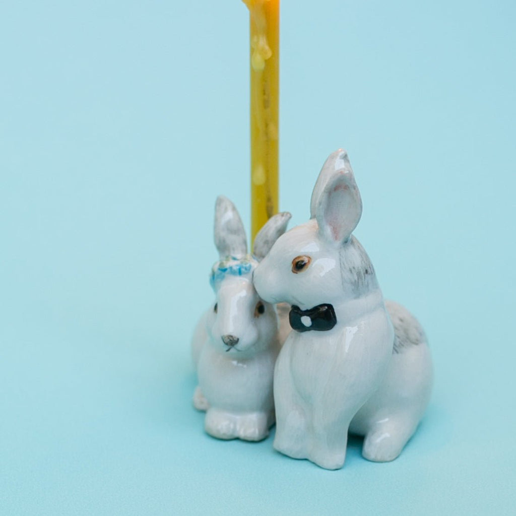 Camp Hollow Love Bunnies Wedding Cake Topper | Playroom Avenue