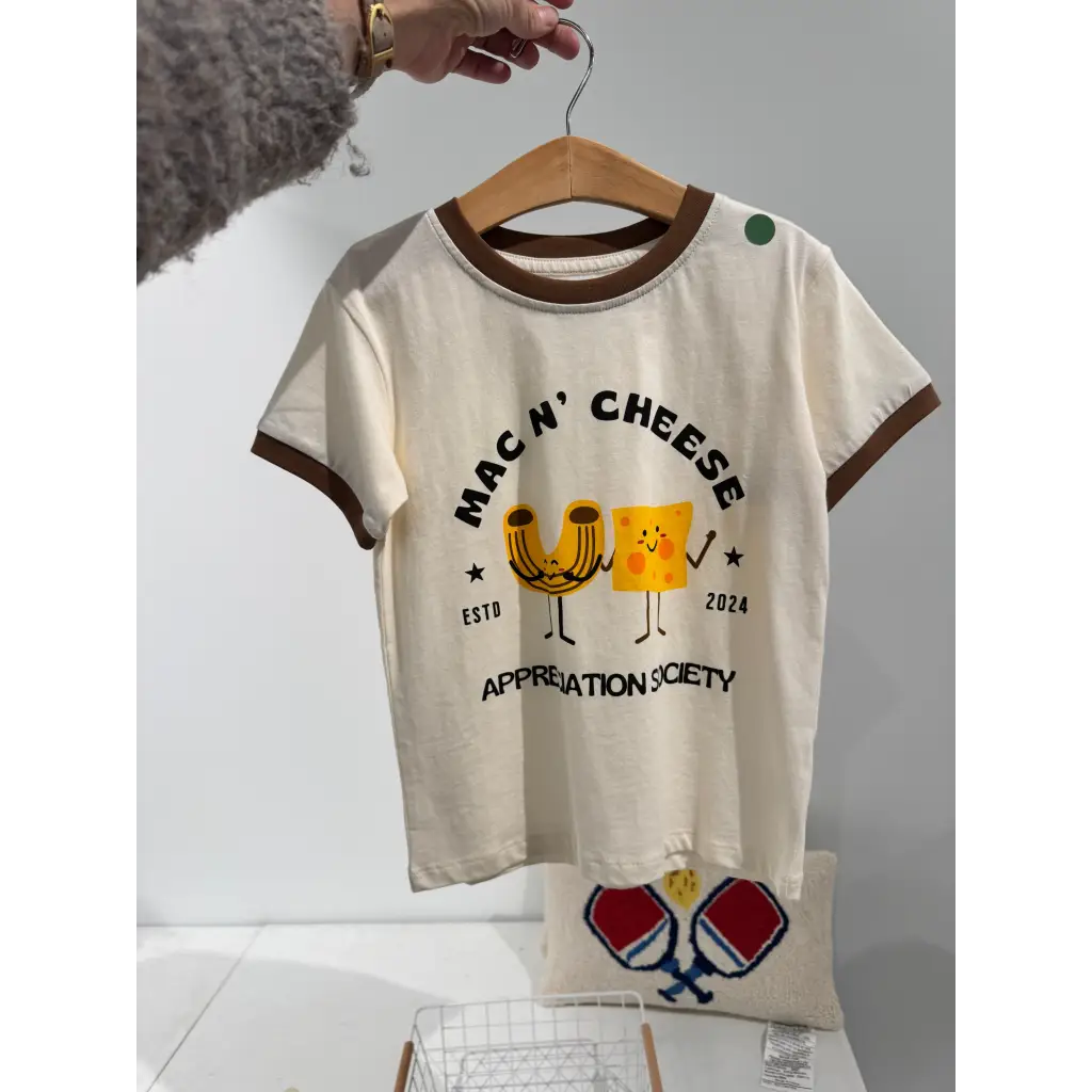 Polished Prints Mac N' Cheese Appreciation Ringer | Playroom Avenue
