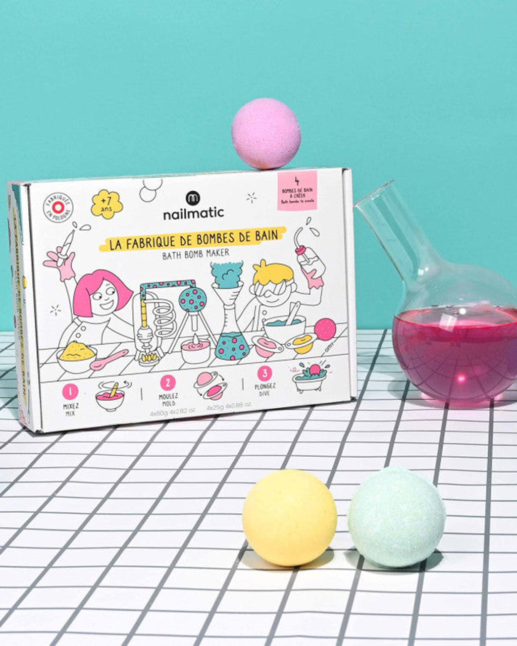Nailmatic Bath Bomb Maker Kit for Kids | Playroom Avenue