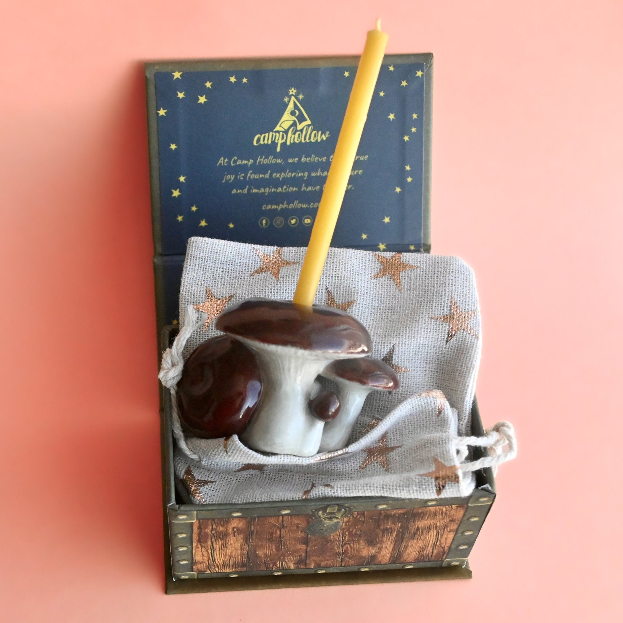 Camp Hollow Mahogany Mushroom Cluster Cake Topper | Playroom Avenue