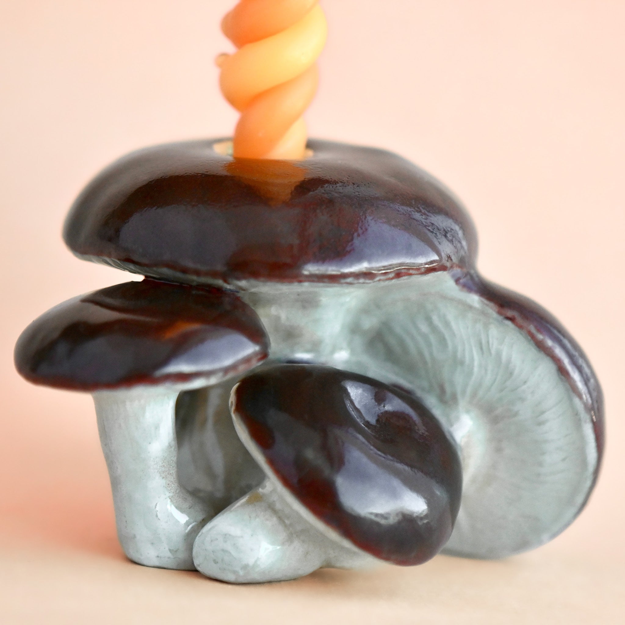 Camp Hollow Mahogany Mushroom Cluster Cake Topper | Playroom Avenue