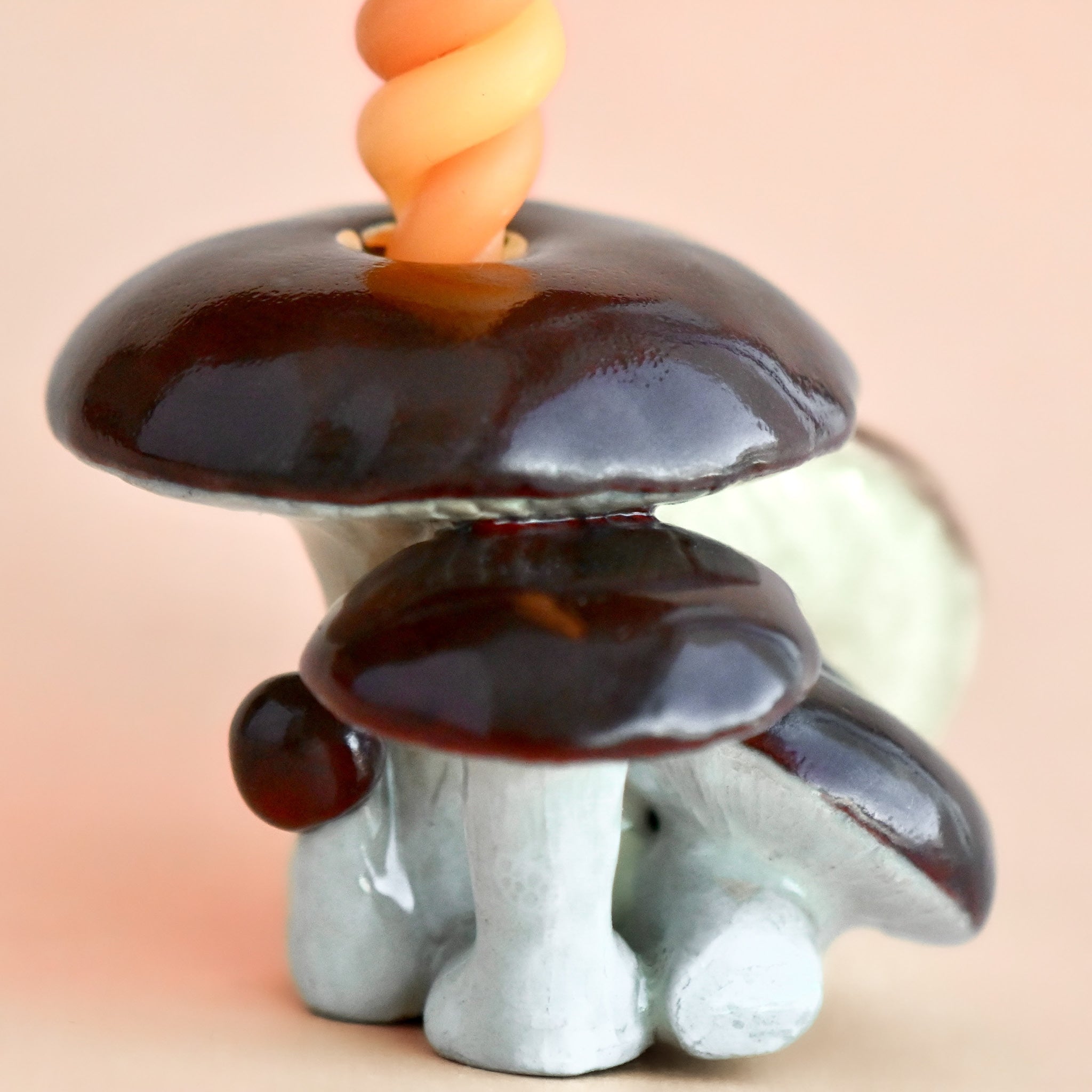 Camp Hollow Mahogany Mushroom Cluster Cake Topper | Playroom Avenue