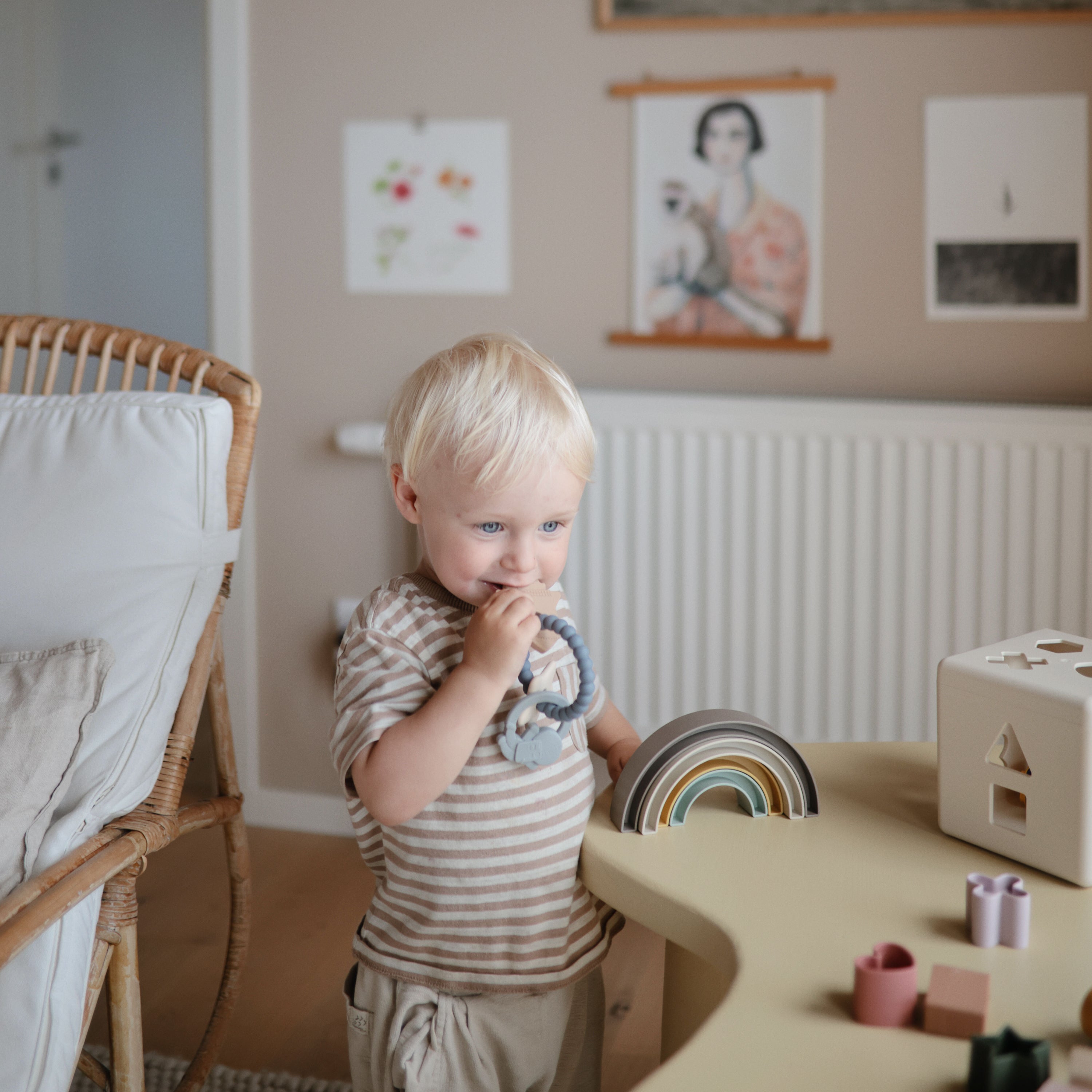 Mushie Teething Ring | Playroom Avenue