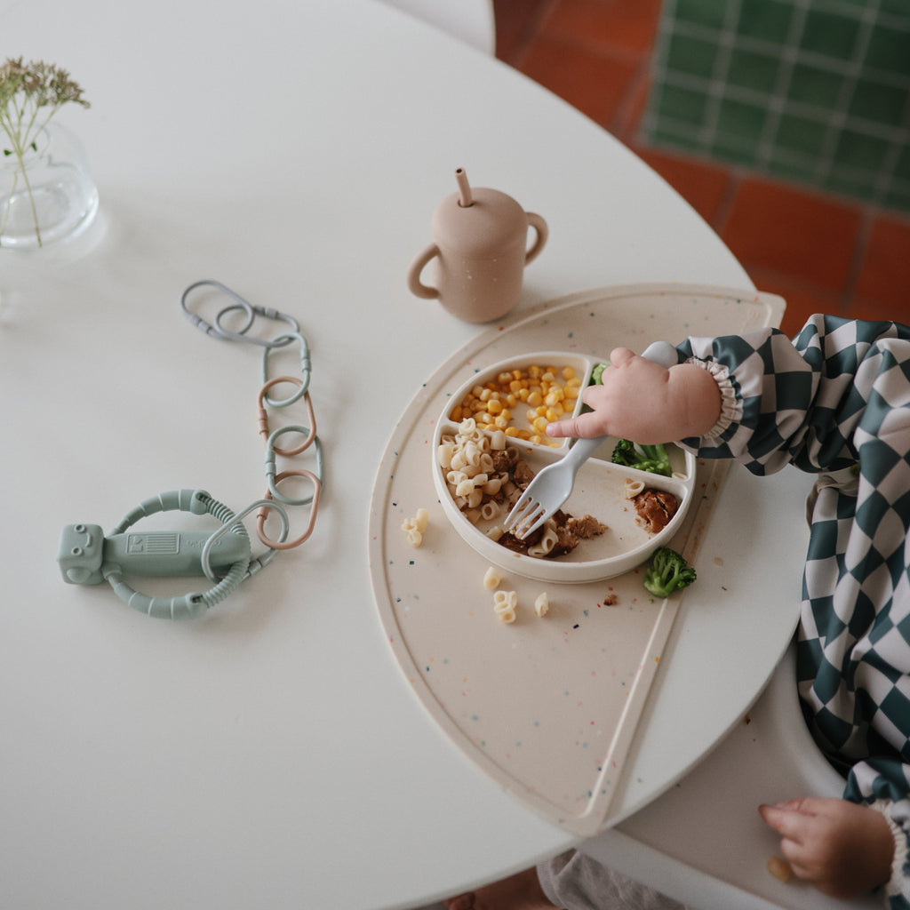 Mushie Silicone Training Cup + Straw | Playroom Avenue