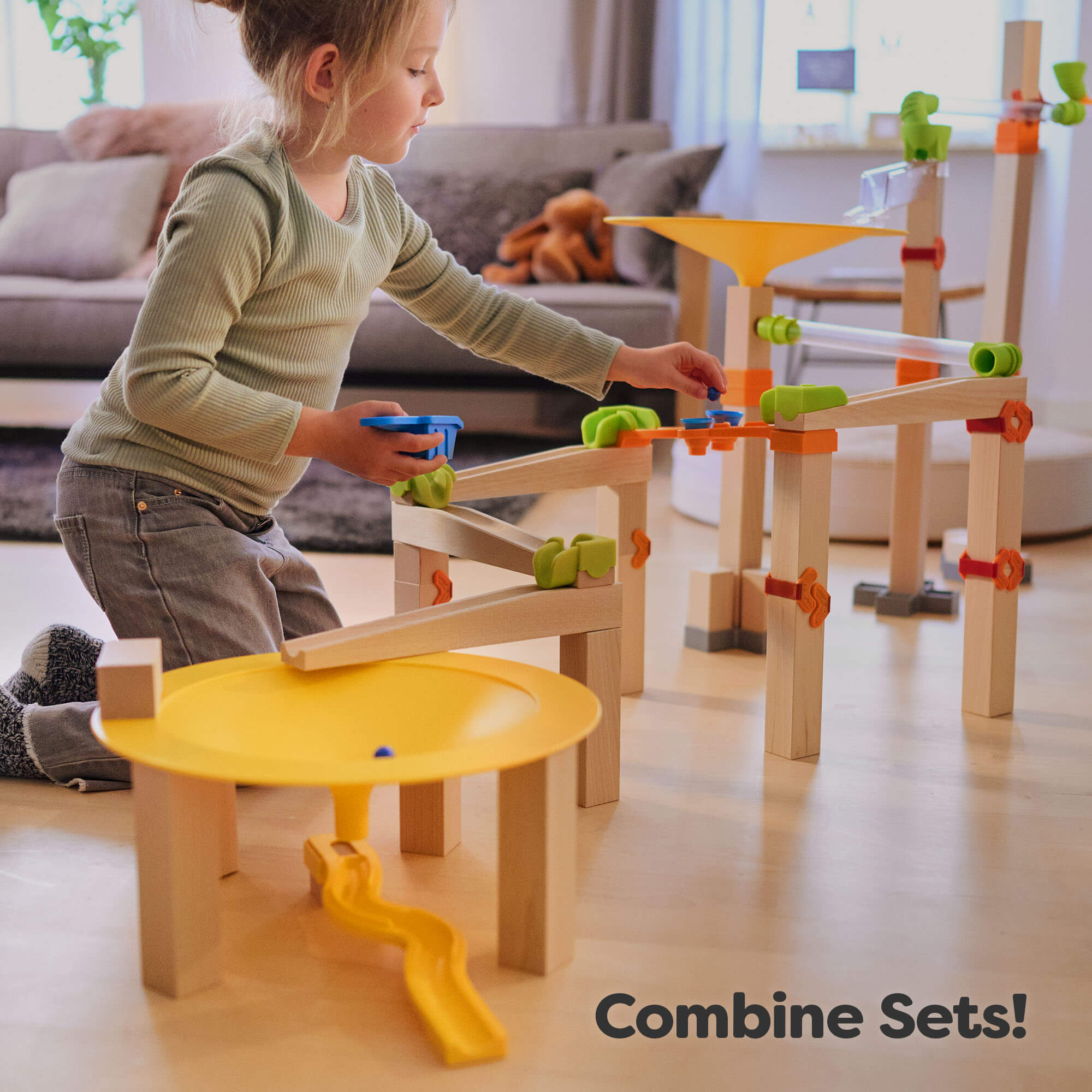 HABA Marble Run Funnel Jungle Starter Set | Playroom Avenue