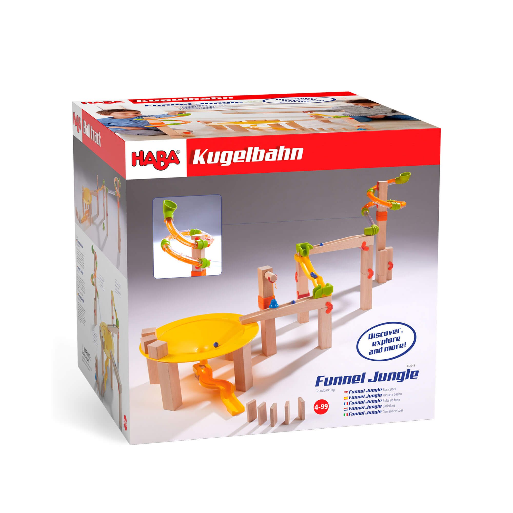 HABA Marble Run Funnel Jungle Starter Set | Playroom Avenue