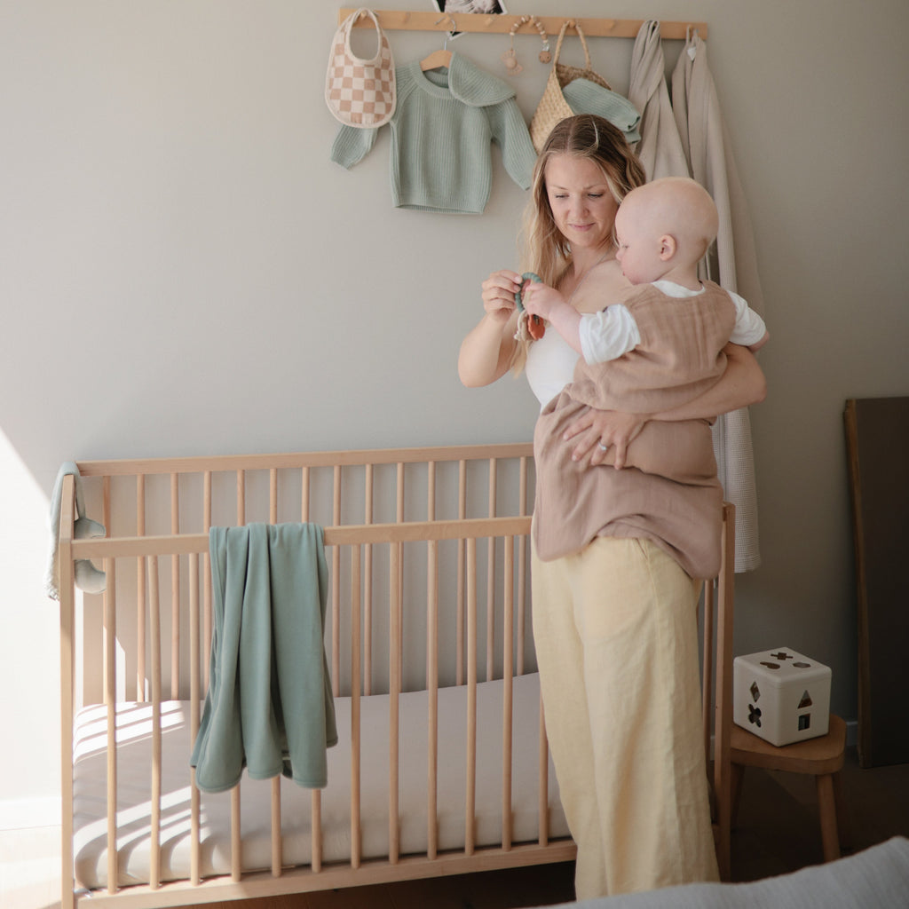 Mushie Ribbed Baby Blanket | Playroom Avenue