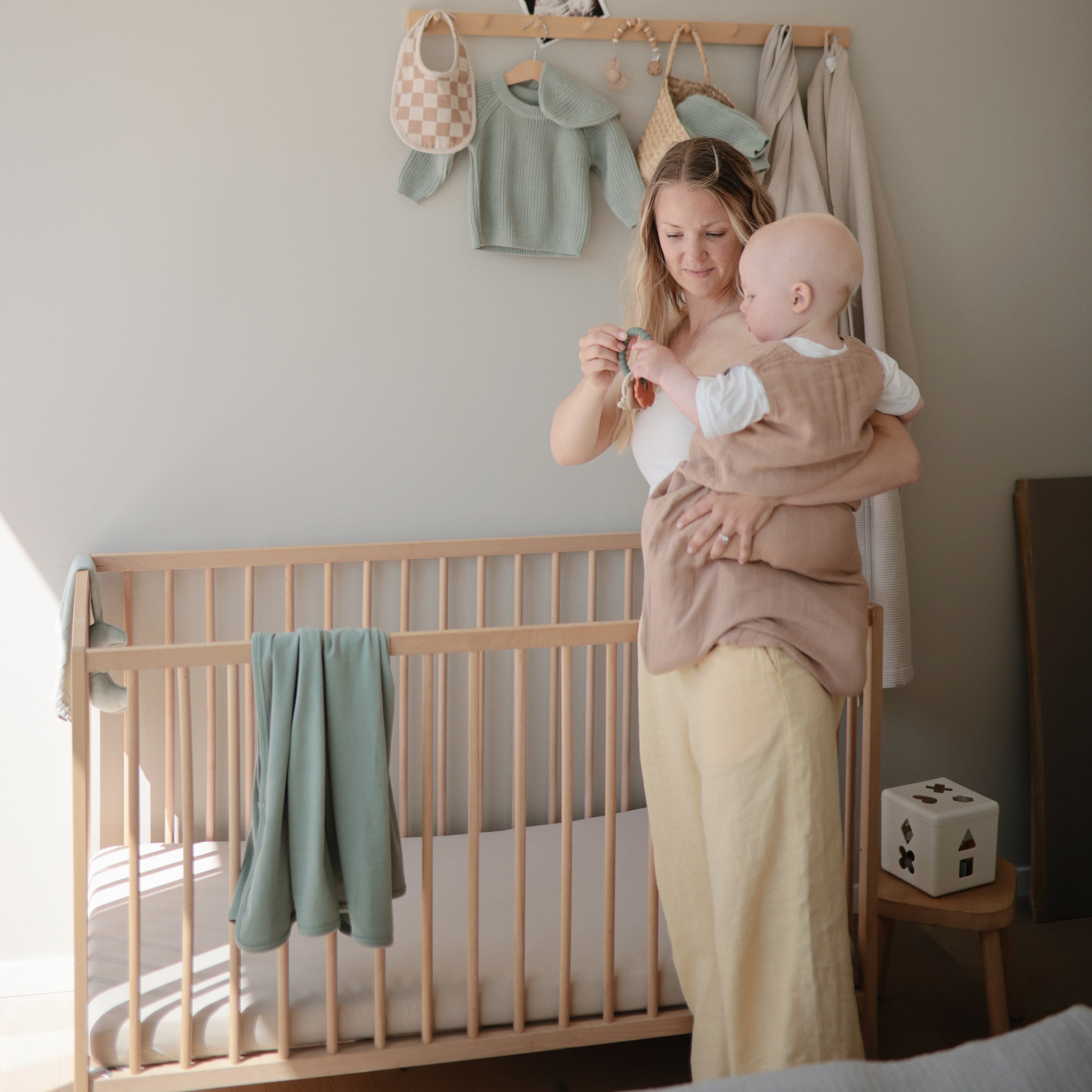 Mushie Ribbed Baby Blanket | Playroom Avenue