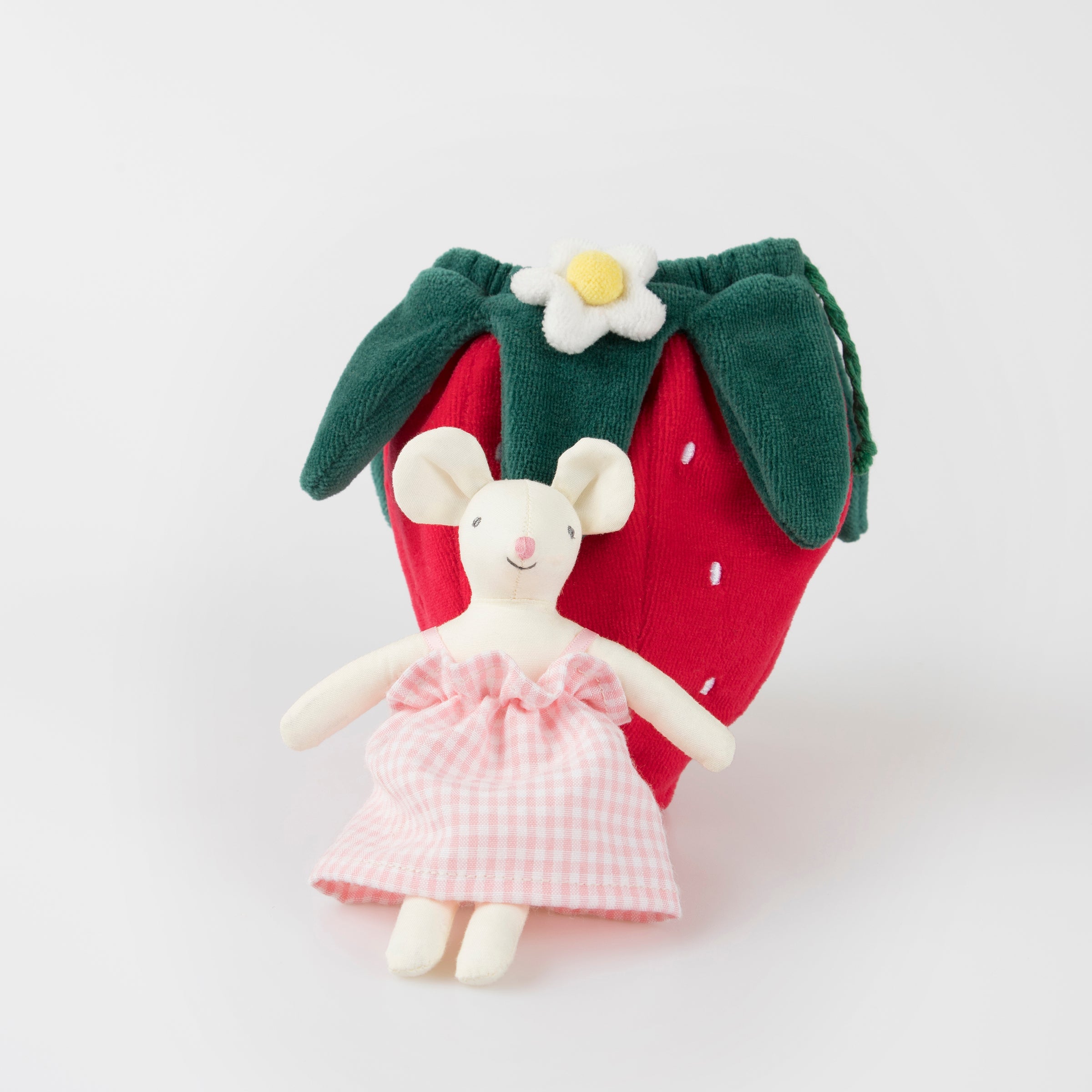 Meri Meri Strawberry Mouse Mini Doll - Playroom Avenue