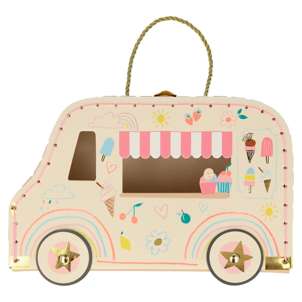 Meri Meri Ice Cream Van Bunny Mini Suitcase Doll | Playroom Avenue