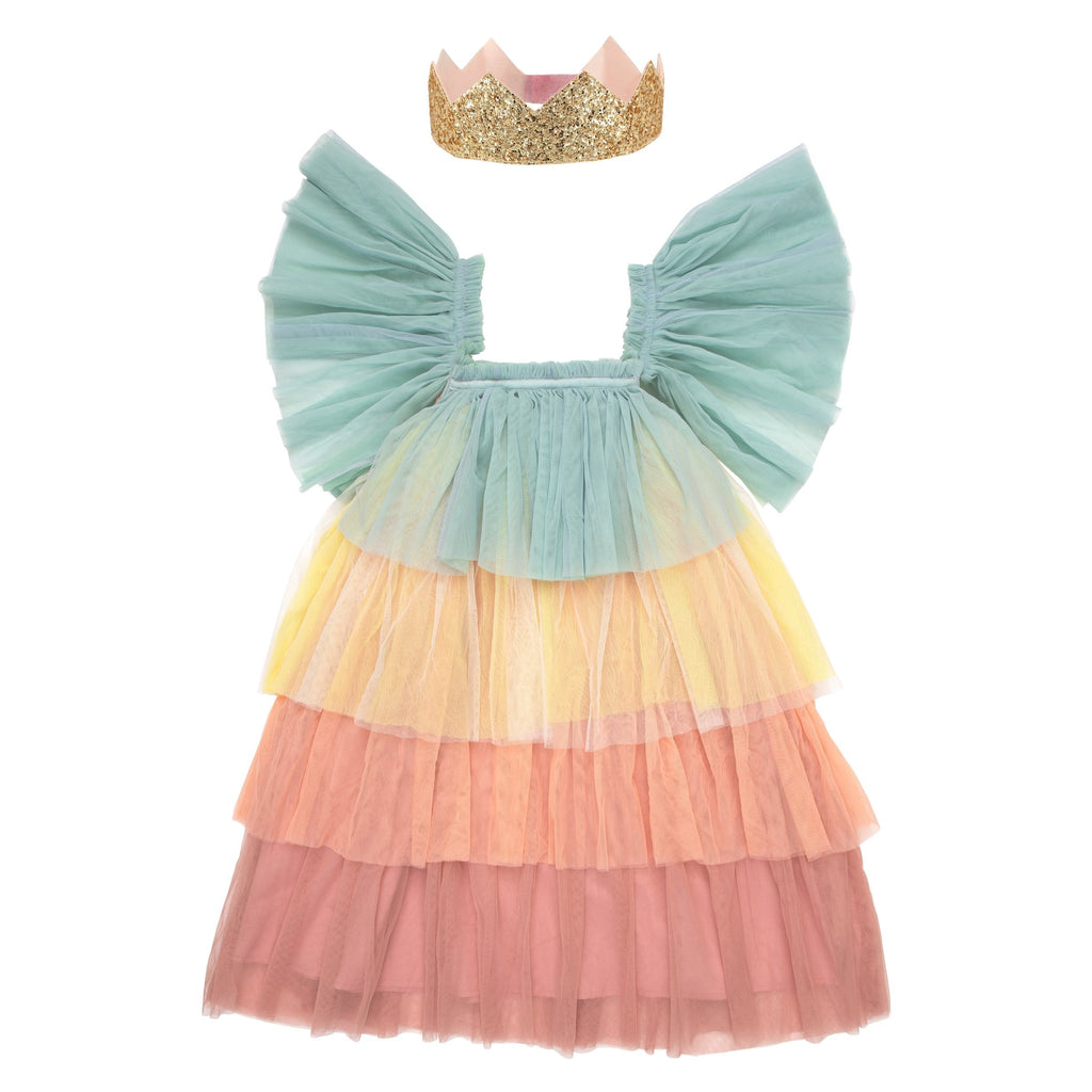 Meri Meri Rainbow Ruffle Princess Costume | Playroom Avenue